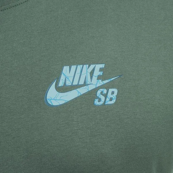 Nike SB OC Spider Glow In The Dark Graphic Skate Tee Vintage Green