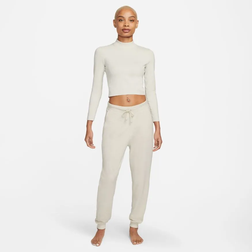 Nike Women's Long Sleeve Crop Top Yoga Dri-Fit Luxe