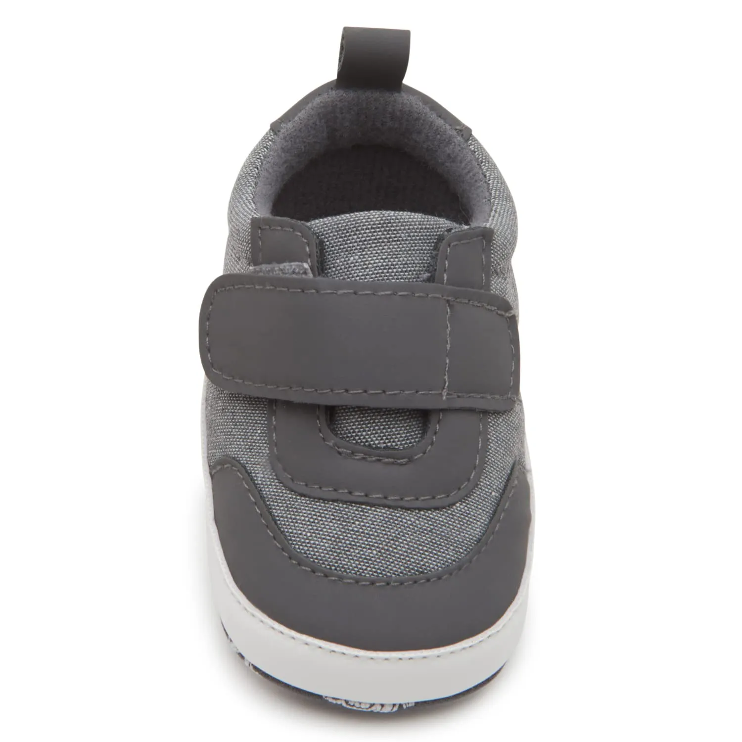 Nuby Baby Boys Hook & Loop Strap Sneakers, Soft Non Slip Sole Crib & First Walking Infant Shoes