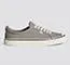 OCA Low Stripe Mystic Grey Canvas Sneaker Women