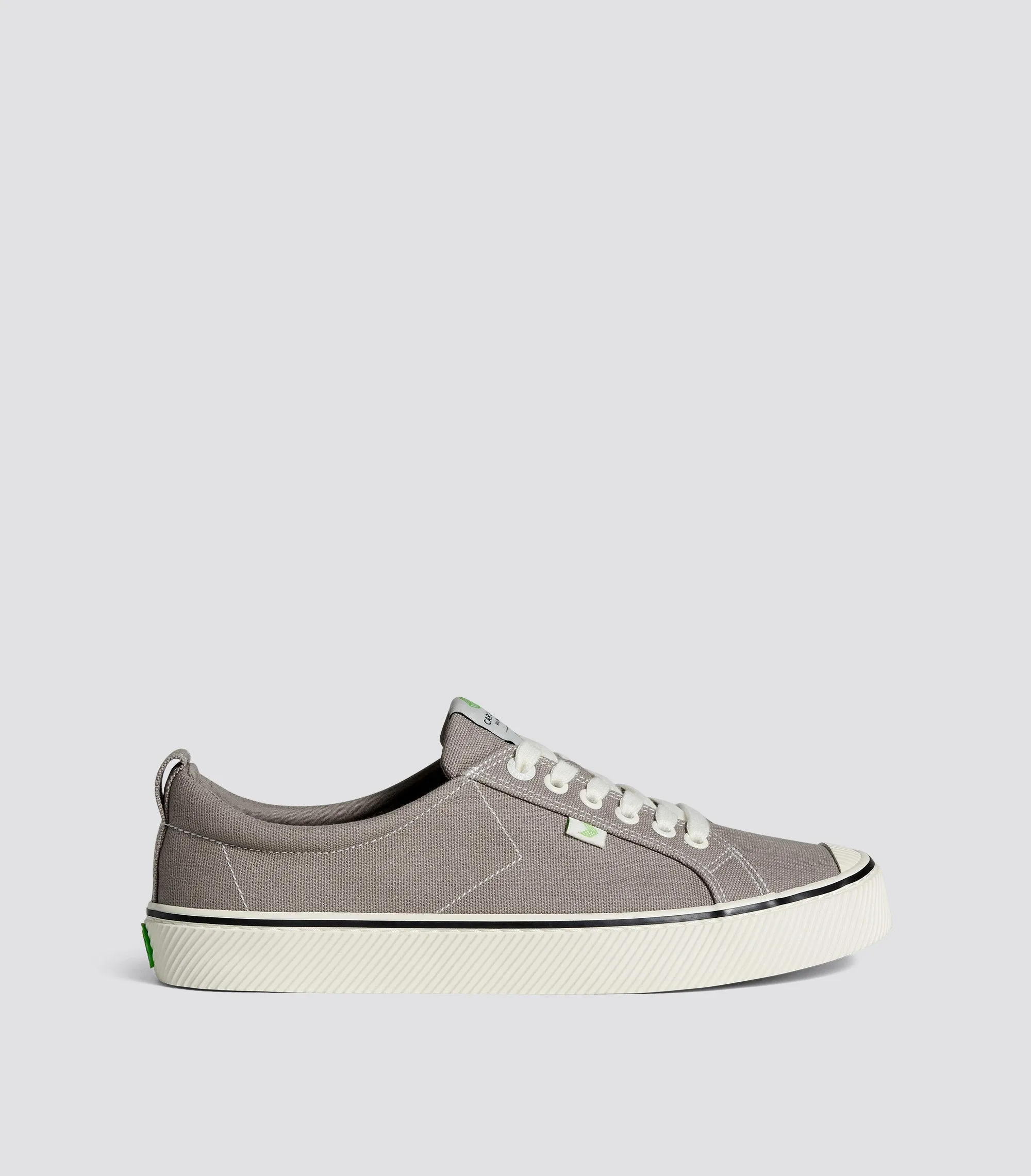 OCA Low Stripe Mystic Grey Canvas Sneaker Women