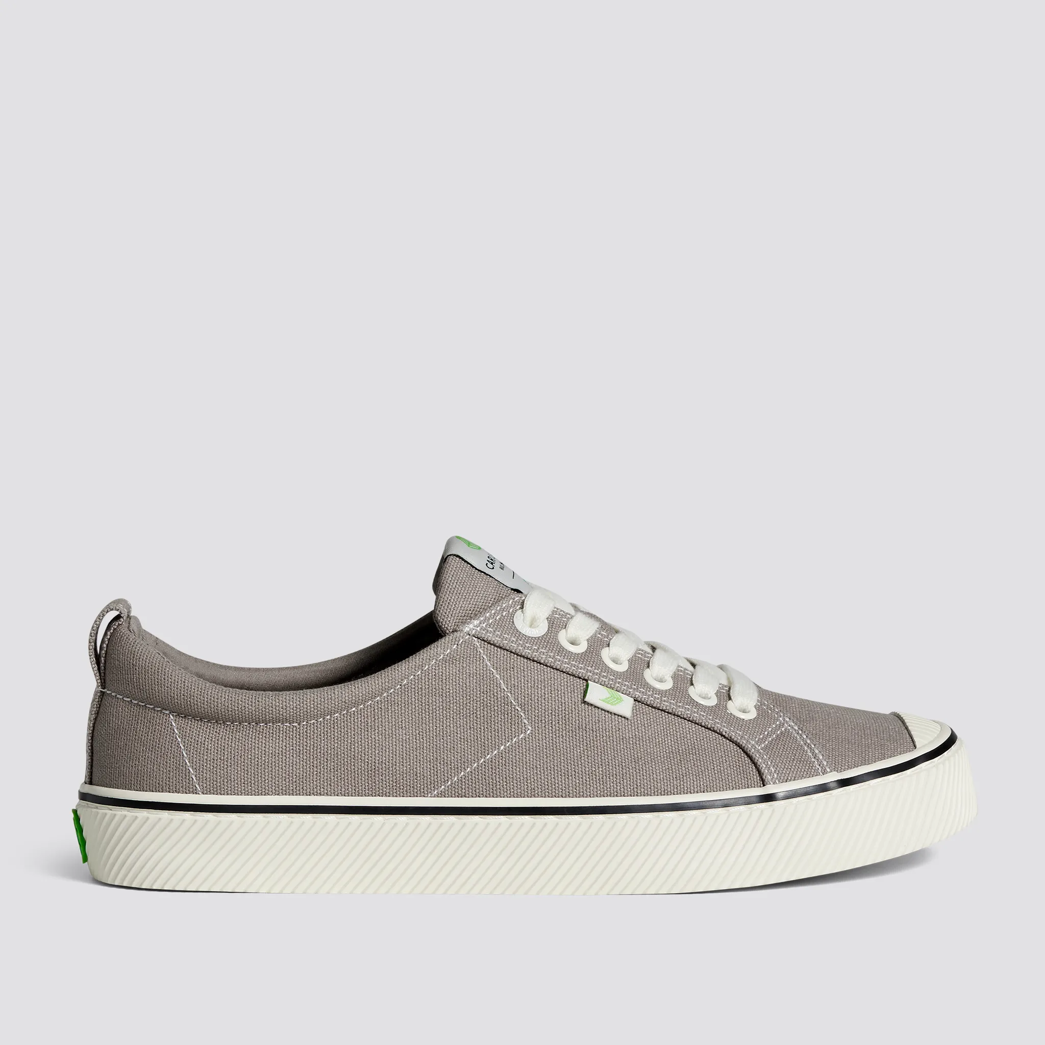 OCA Low Stripe Mystic Grey Canvas Sneaker Women