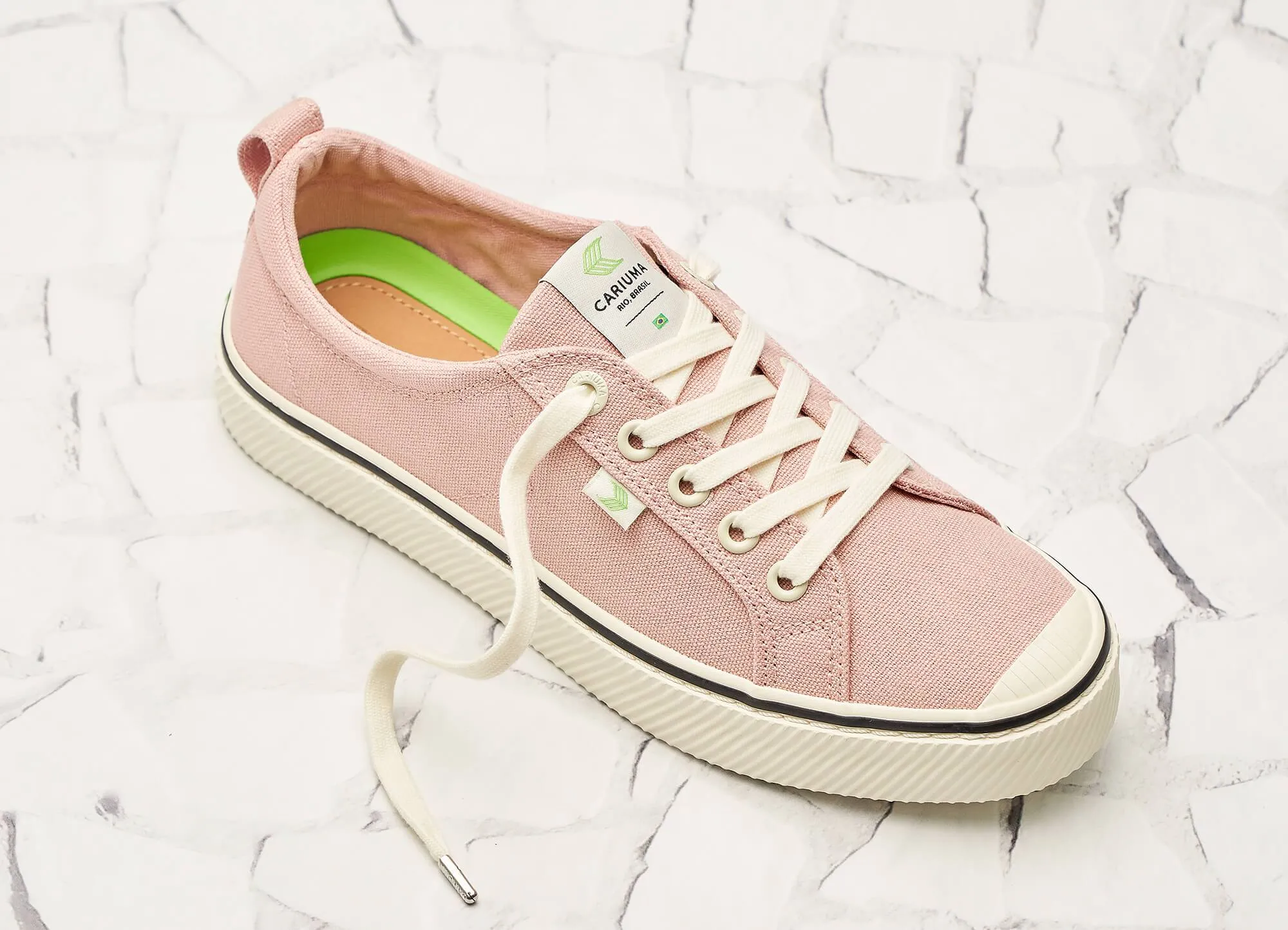 OCA Low Stripe Rose Canvas Sneaker Women