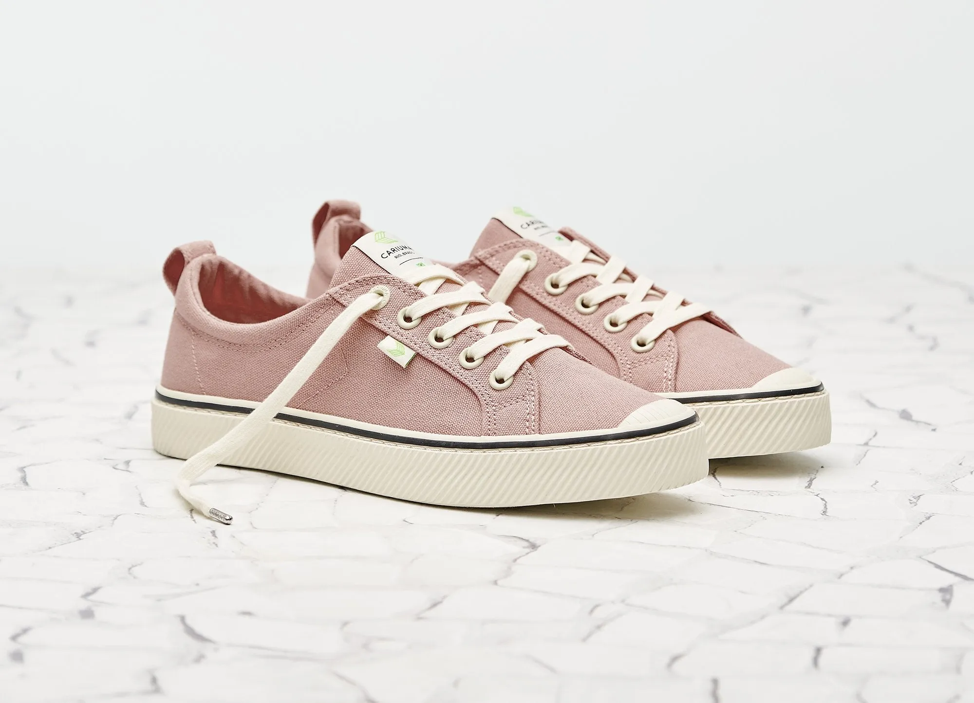 OCA Low Stripe Rose Canvas Sneaker Women