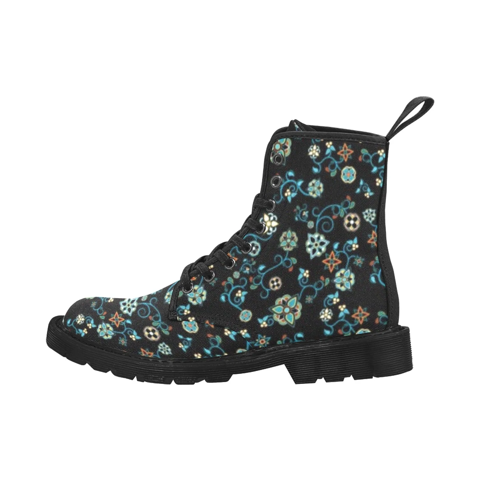 Ocean Bloom Boots for Men (Black)