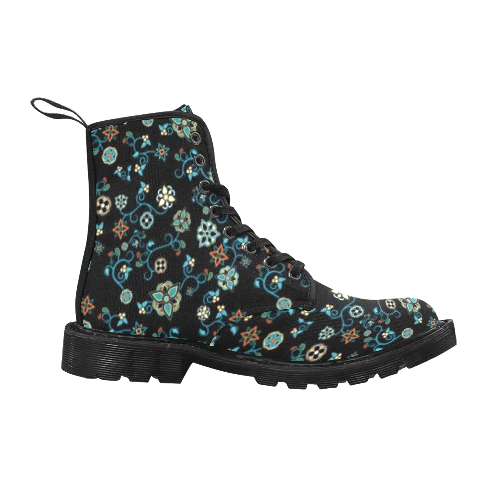 Ocean Bloom Boots for Men (Black)