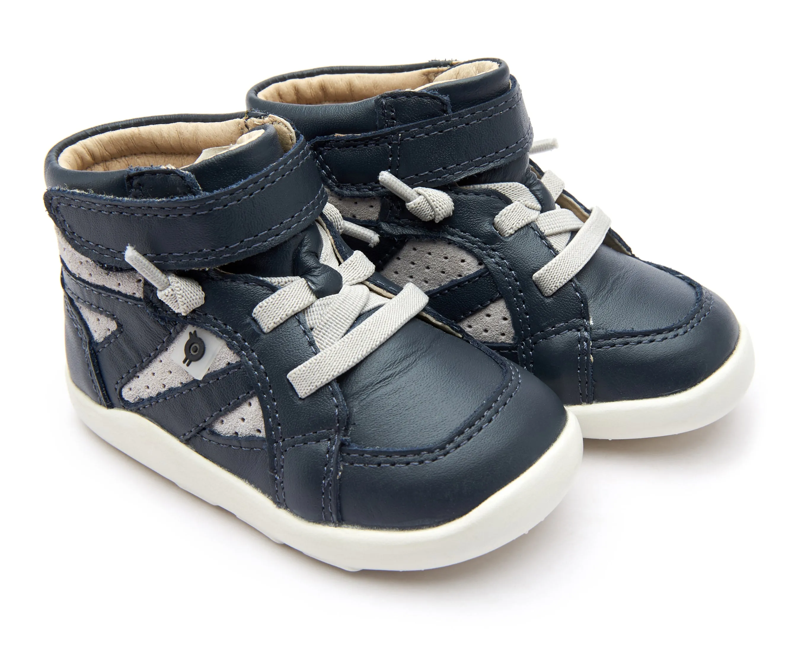 Old Soles Boy's & Girl's 8009 Shizam Sneakers - Navy/Grey Suede