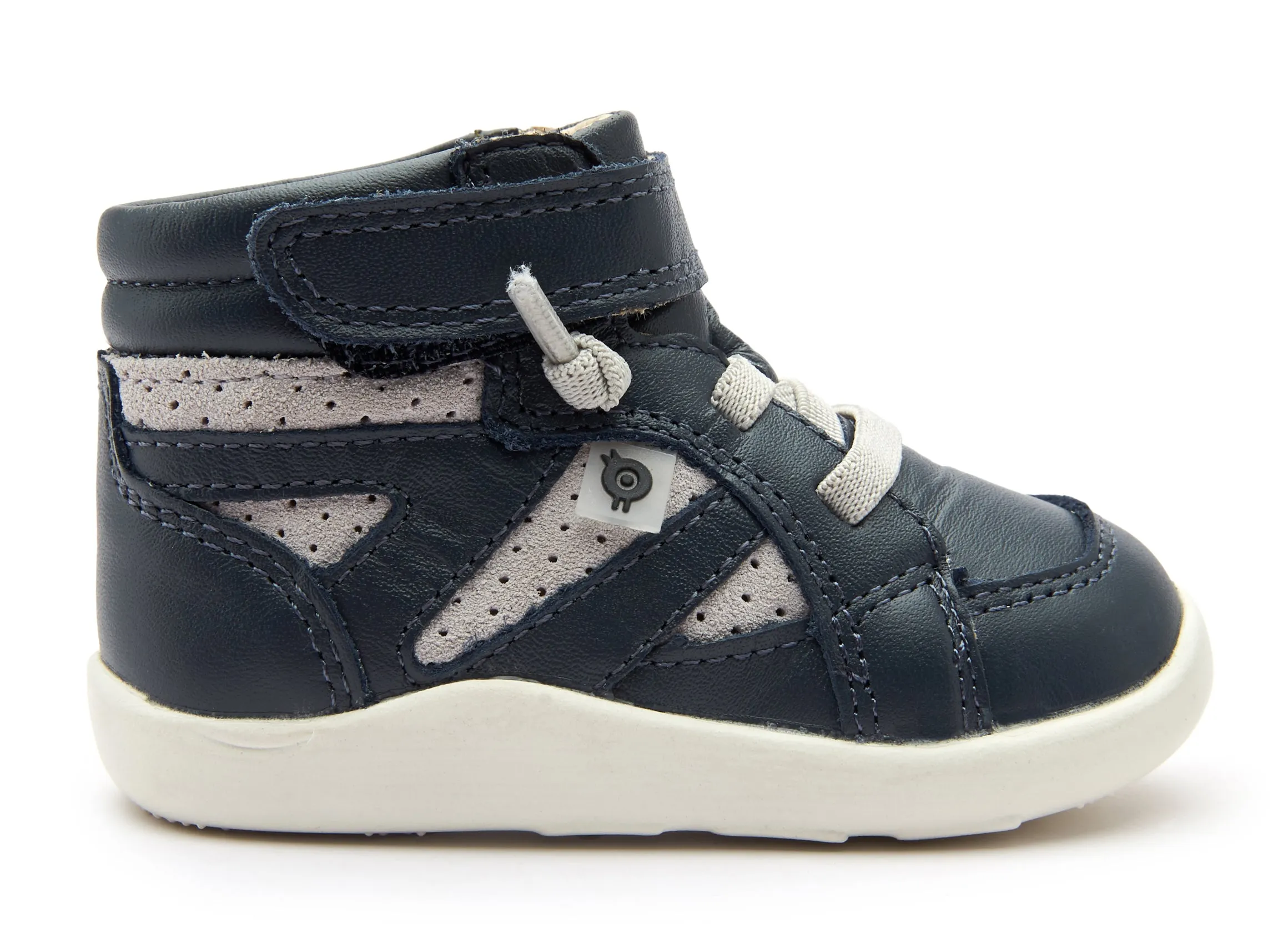 Old Soles Boy's & Girl's 8009 Shizam Sneakers - Navy/Grey Suede