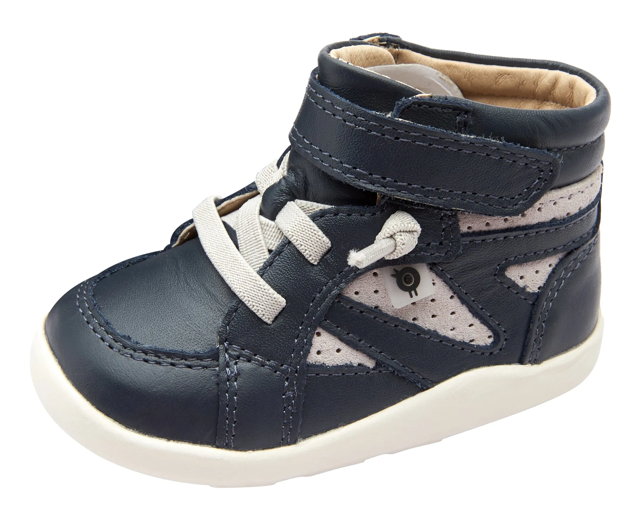 Old Soles Boy's & Girl's 8009 Shizam Sneakers - Navy/Grey Suede