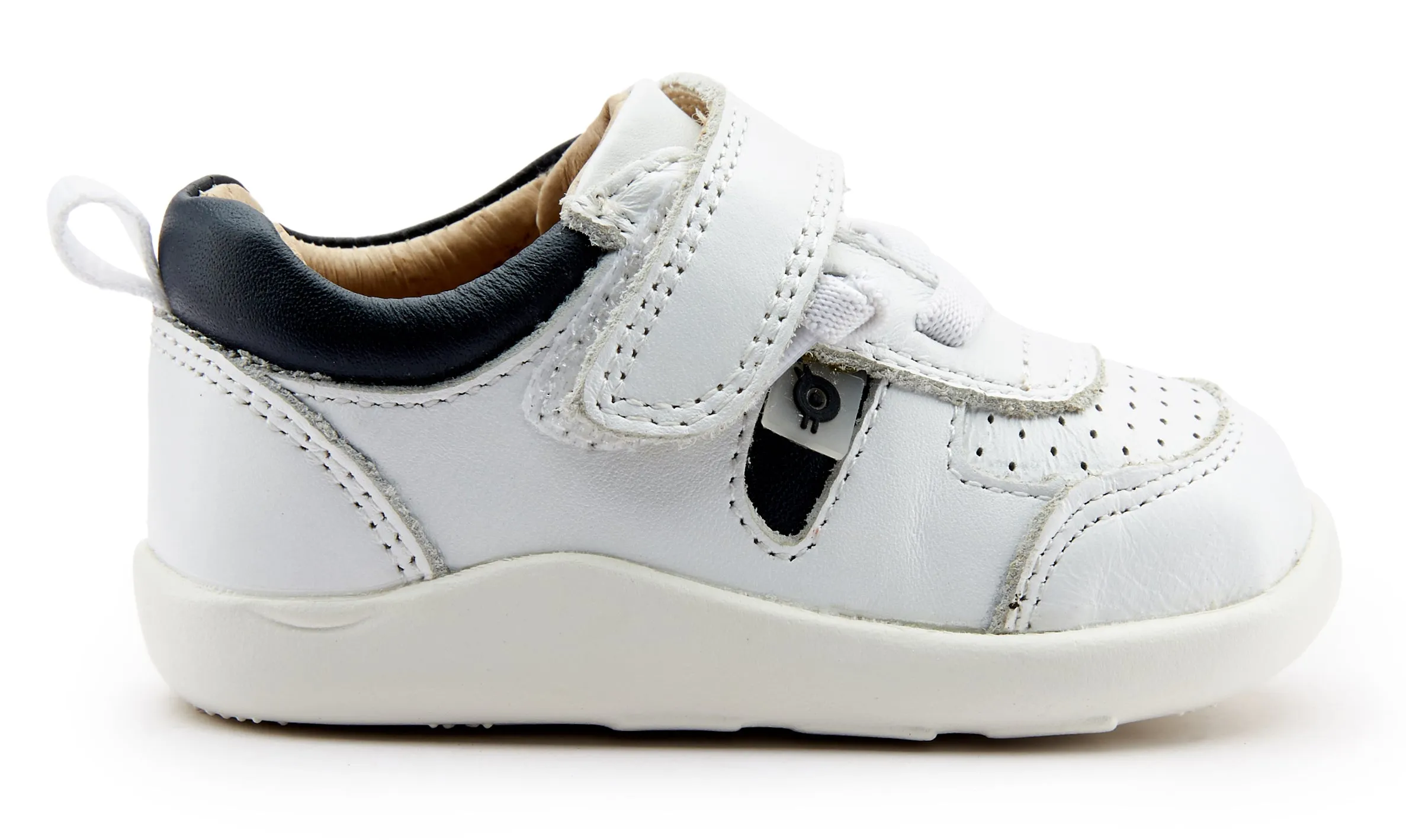 Old Soles Boy's & Girl's 8033 Drop-In Sneakers - Snow/Navy