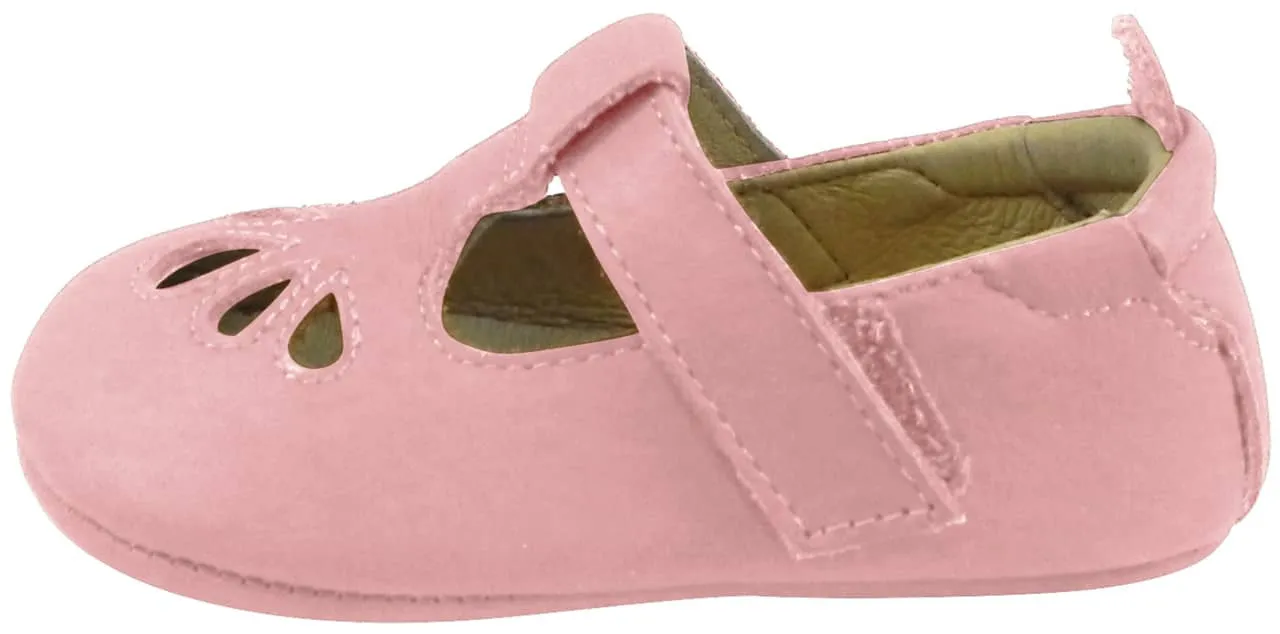 Old Soles Girl's 053 Powder Pink T-Petal Mary Jane Shoe