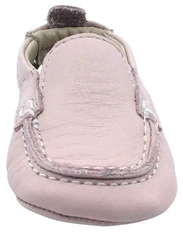 Old Soles Girl's and Boy's Pink Baby Boat Shoes