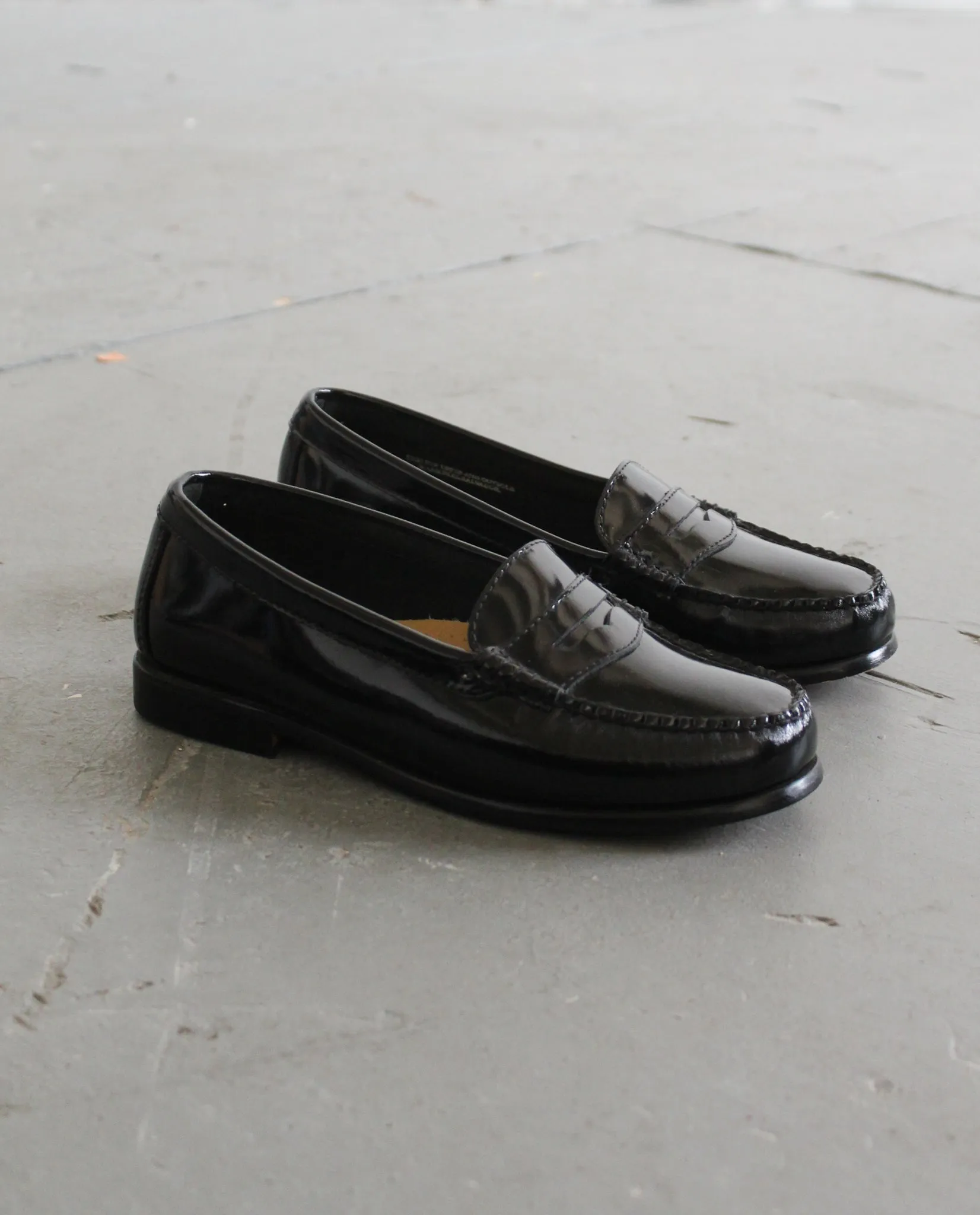 patent penny loafers size 7