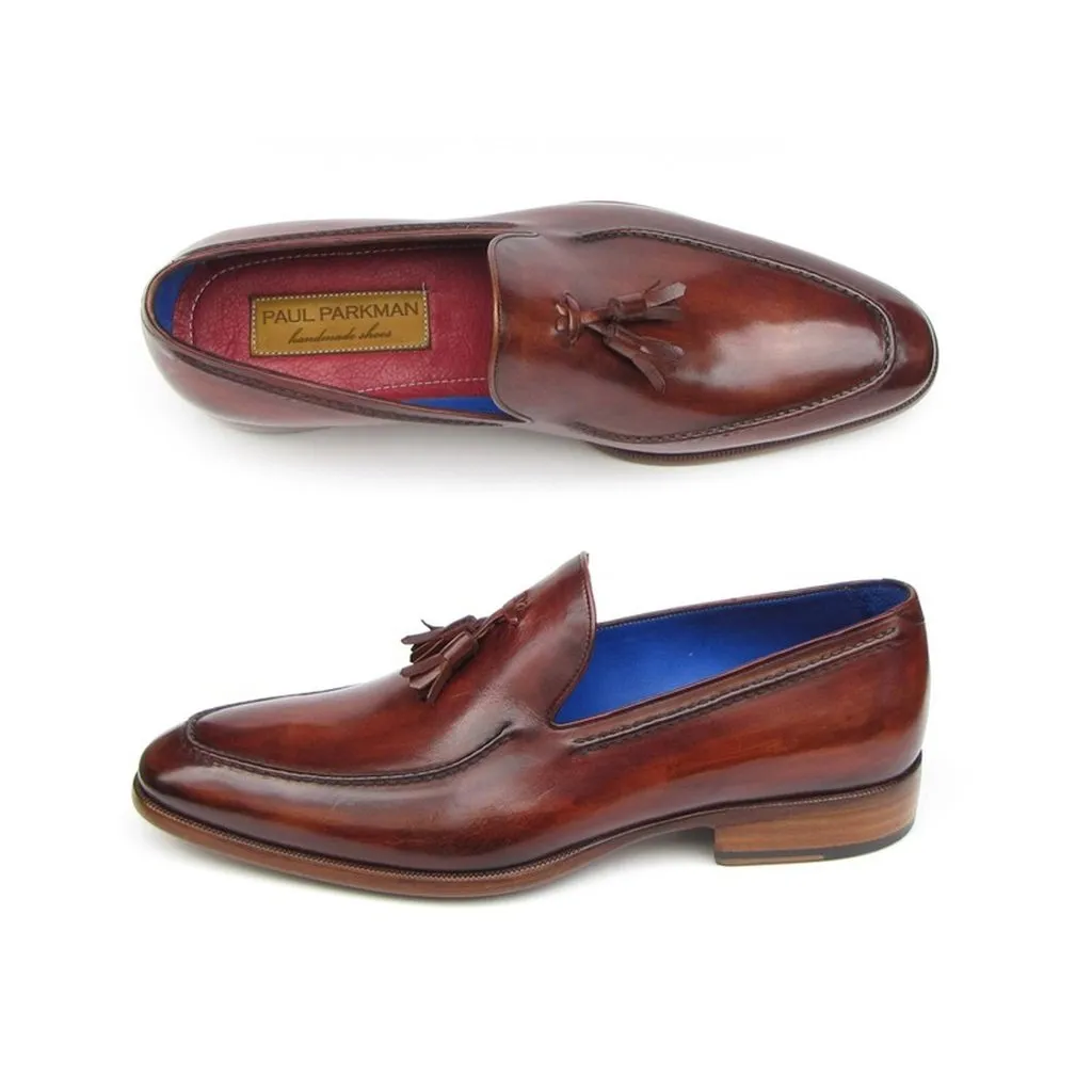 Paul Parkman Men's Tassel Loafer Brown  (ID#073-BRD)