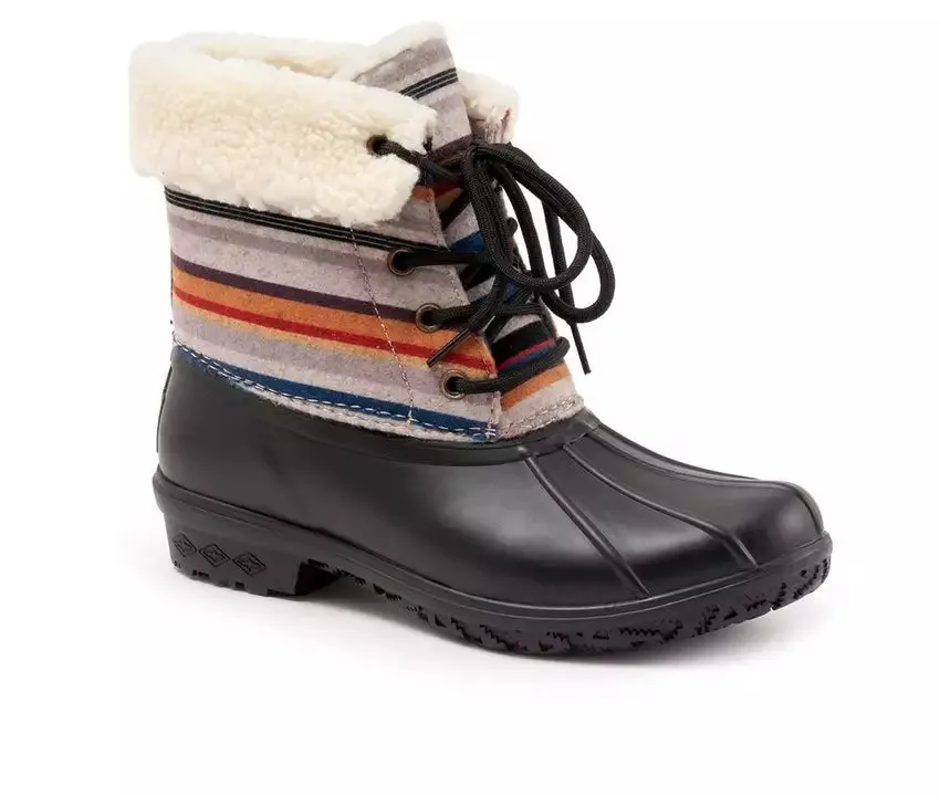 Pendleton Bridger Stripe Duck Mid Rain Boots