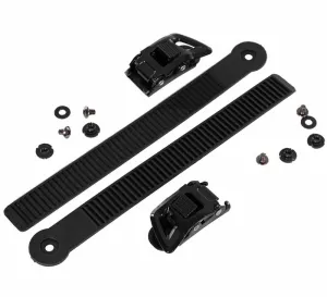 Powerslide Shadow Black L / R Buckle Strap Set