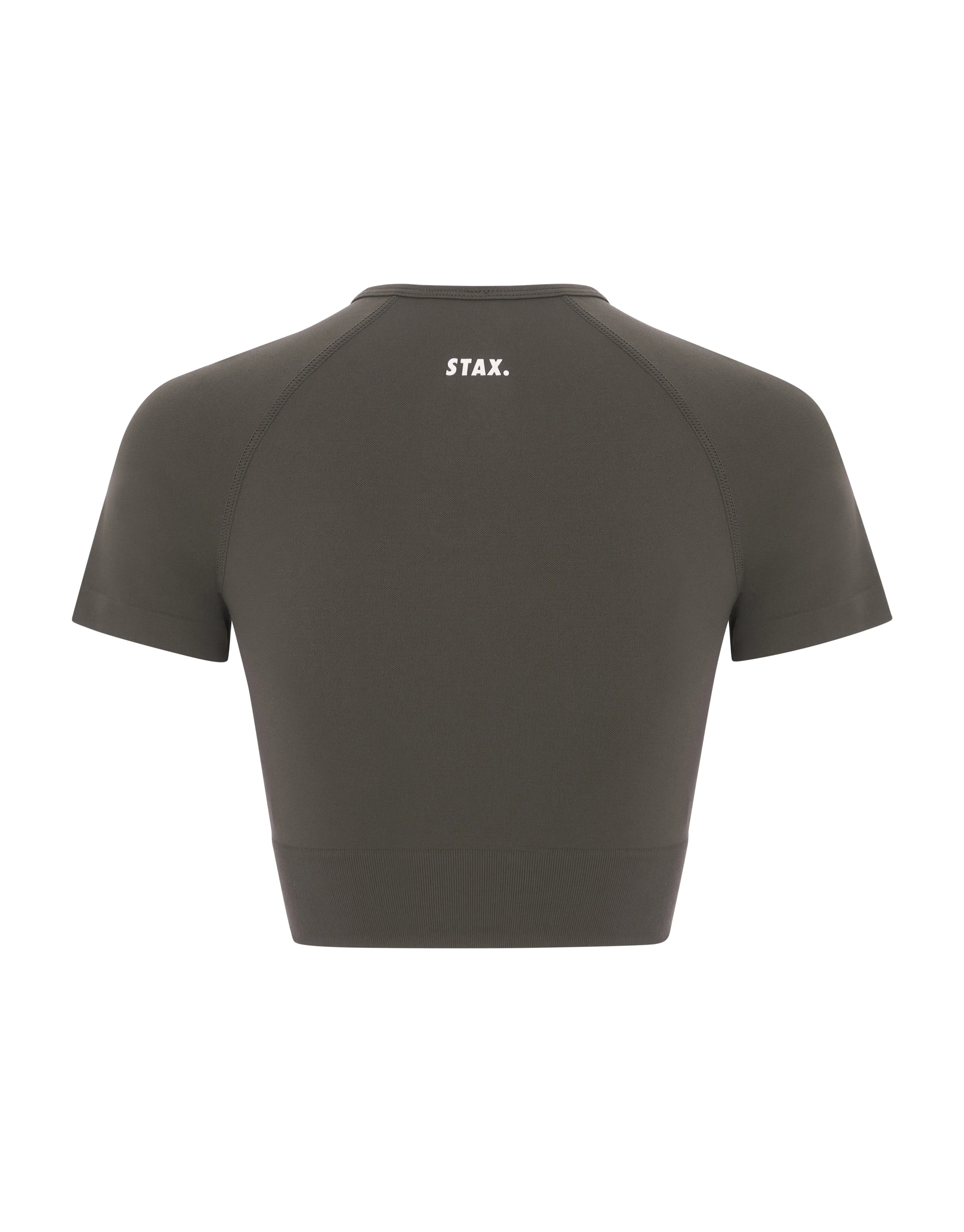 Premium Seamless Favourites Cropped Tee - Dovetail