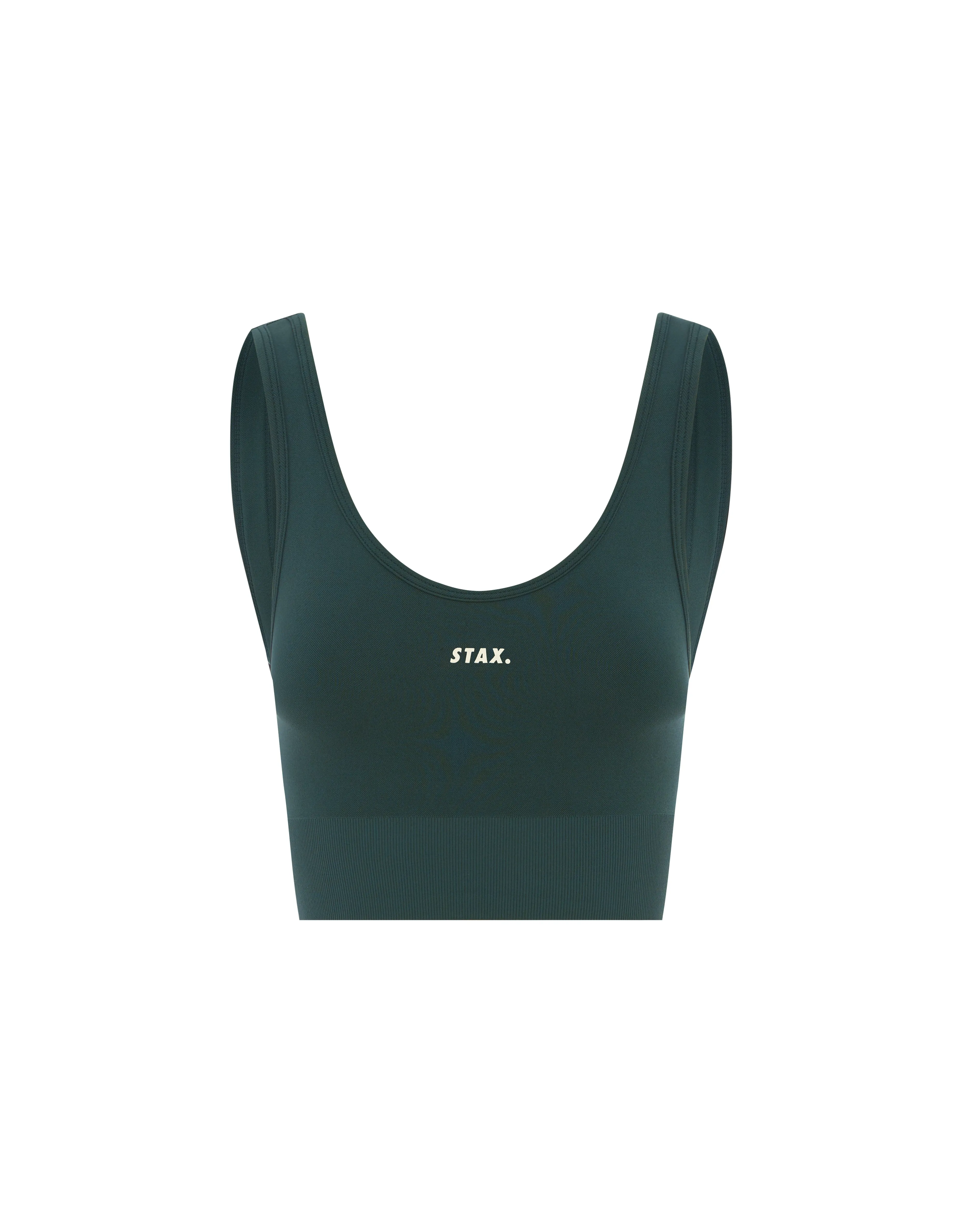 Premium Seamless Favourites Low Back Crop - Pine