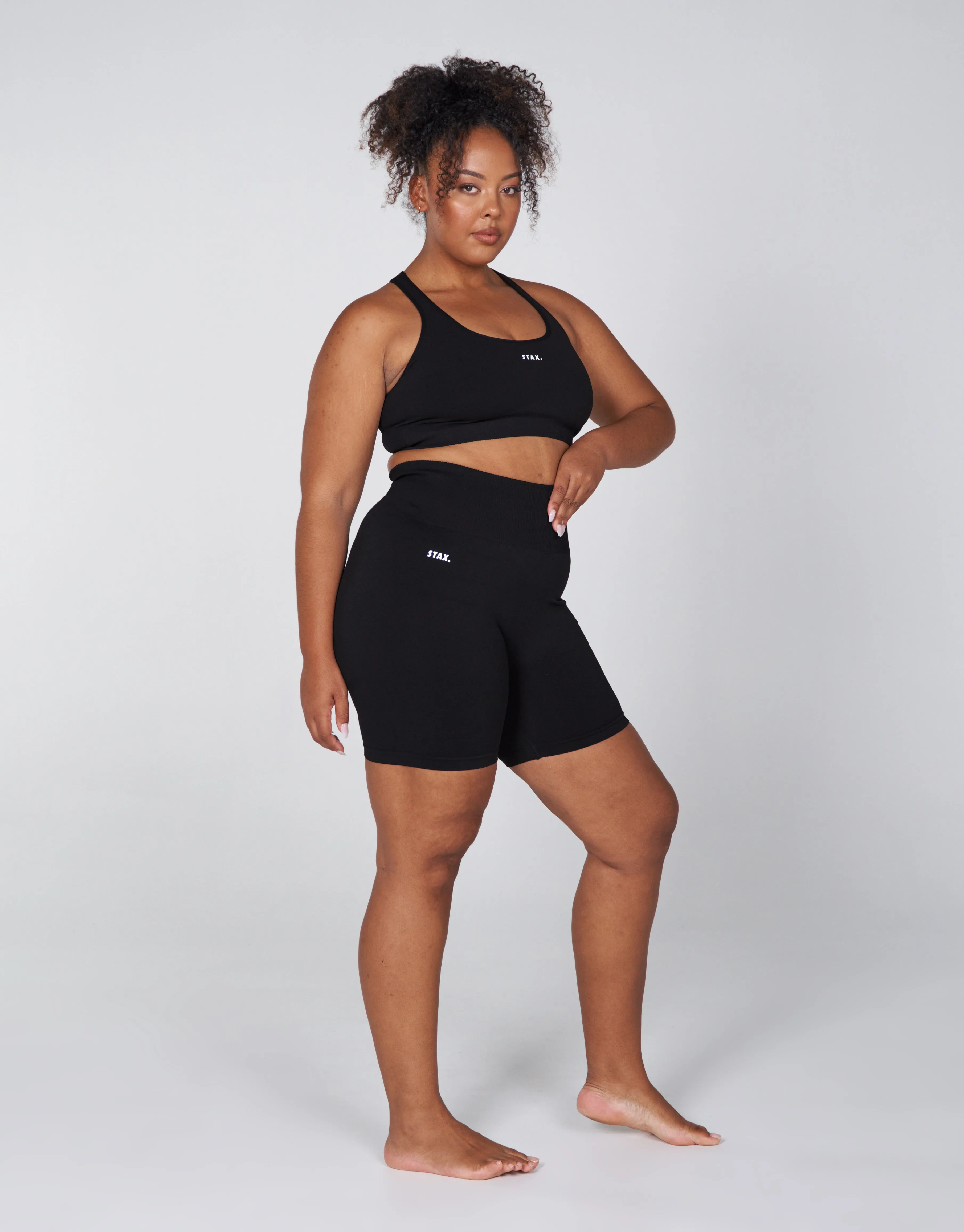 Premium Seamless Favourites Racer Crop - Astro