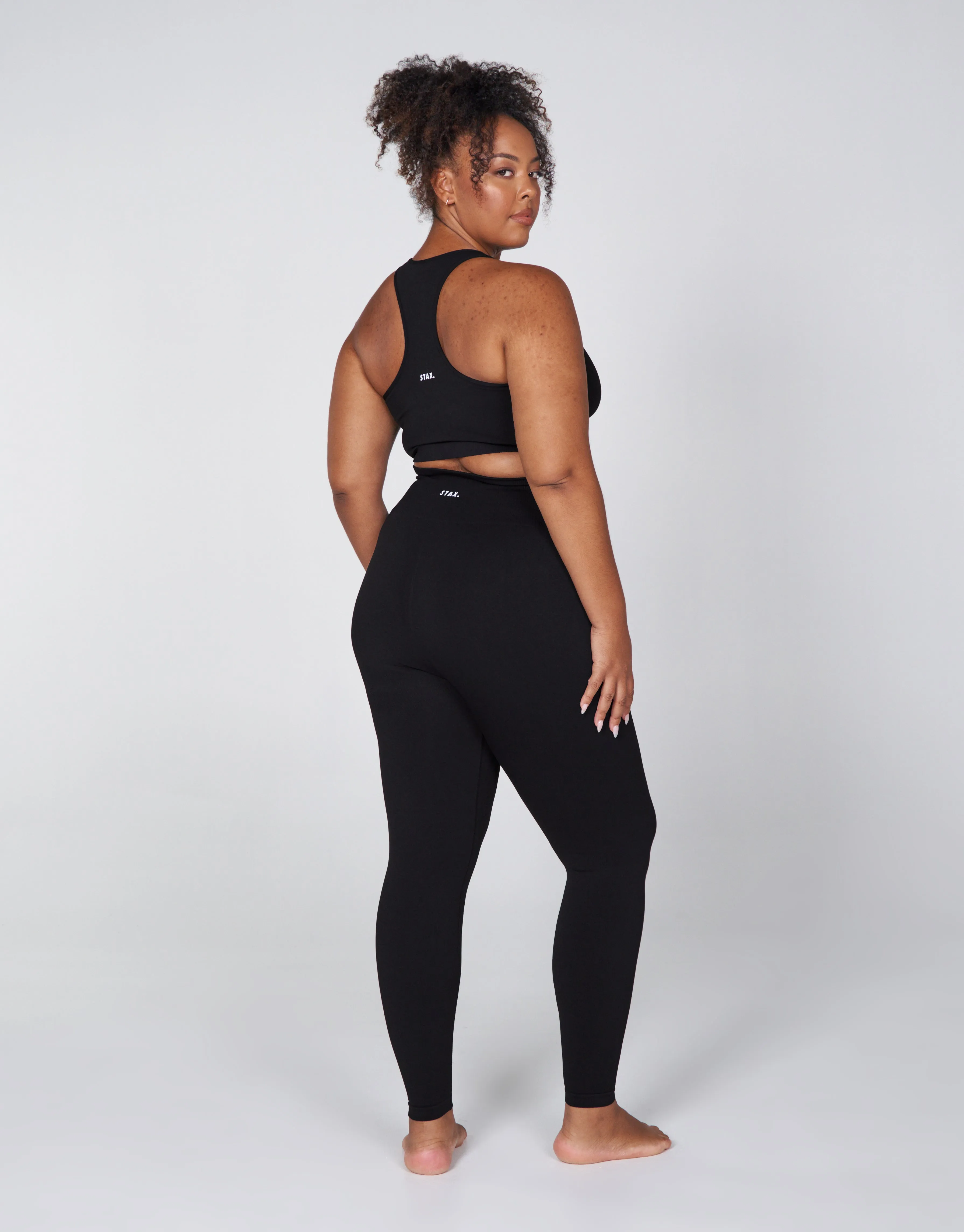 Premium Seamless Favourites Racer Crop - Astro