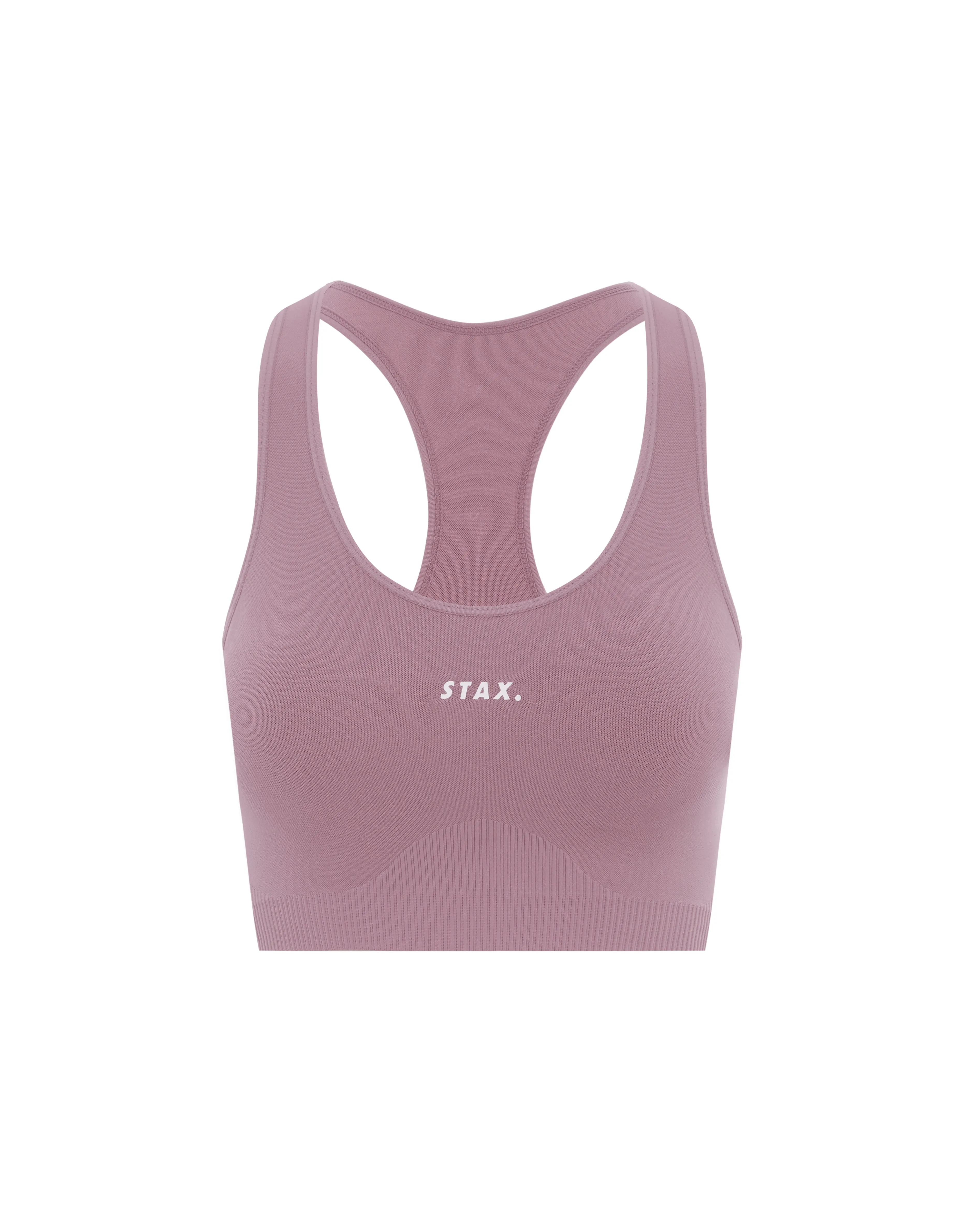 Premium Seamless Favourites Racer Crop - Dusty Rose