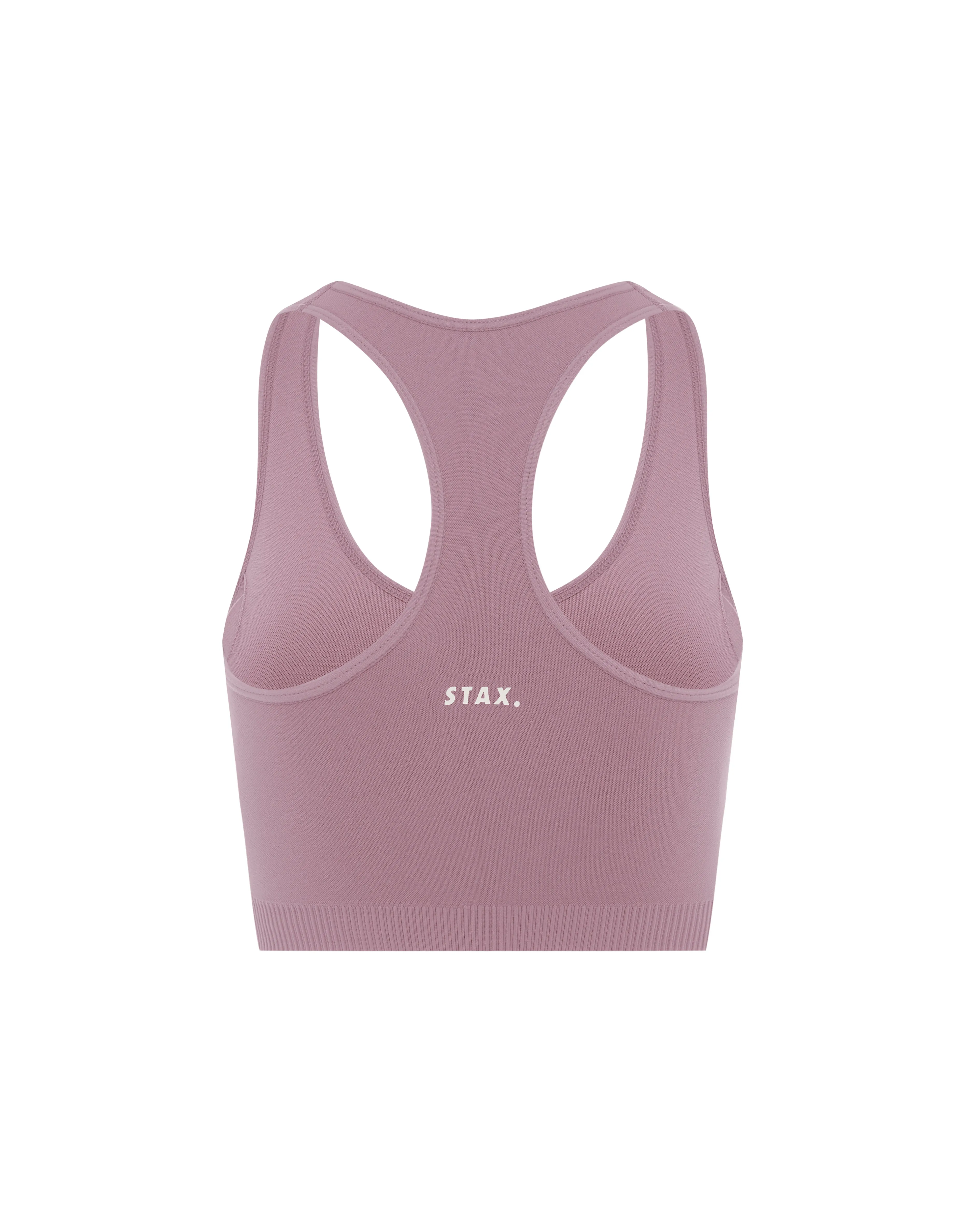 Premium Seamless Favourites Racer Crop - Dusty Rose