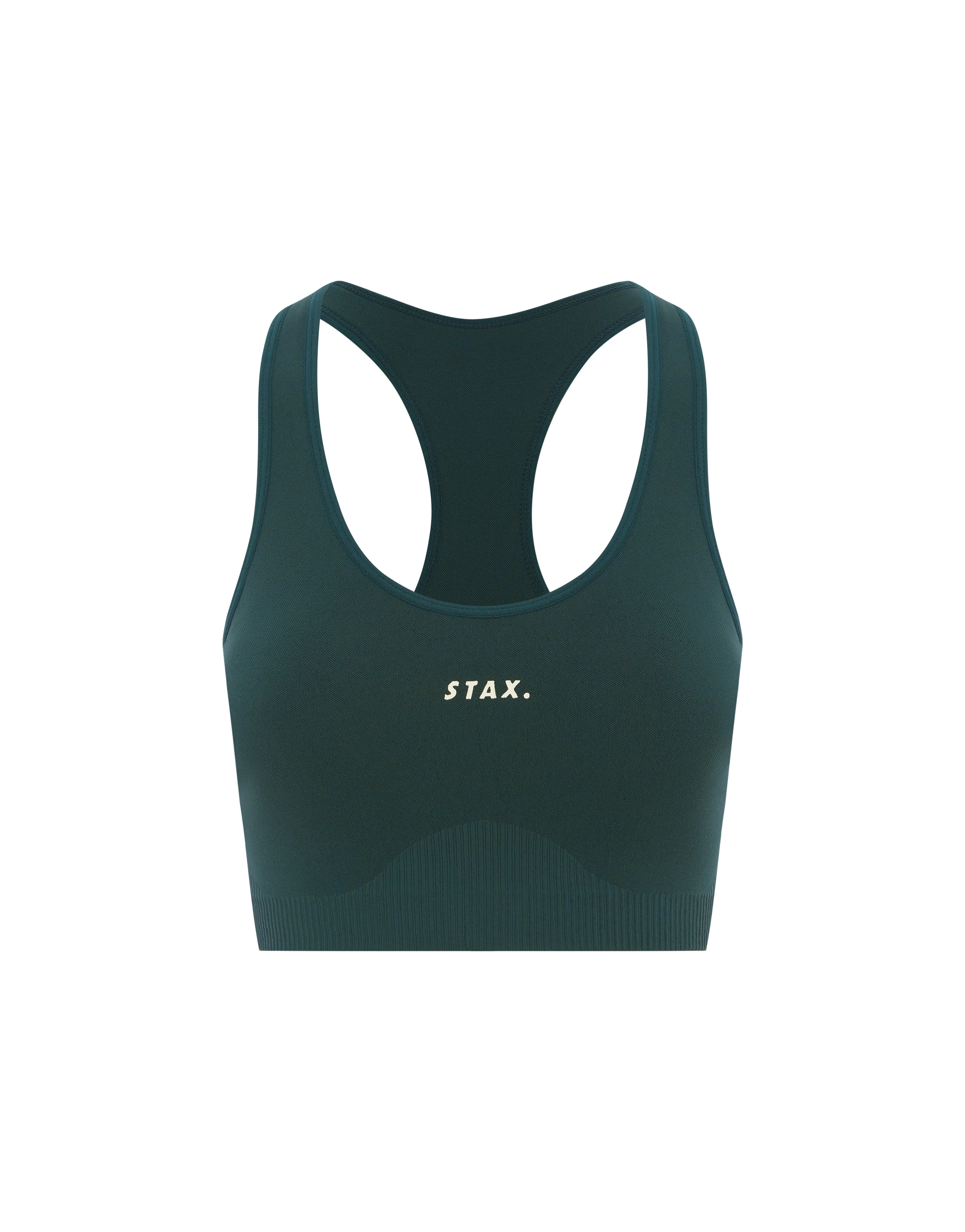 Premium Seamless Favourites Racer Crop - Pine