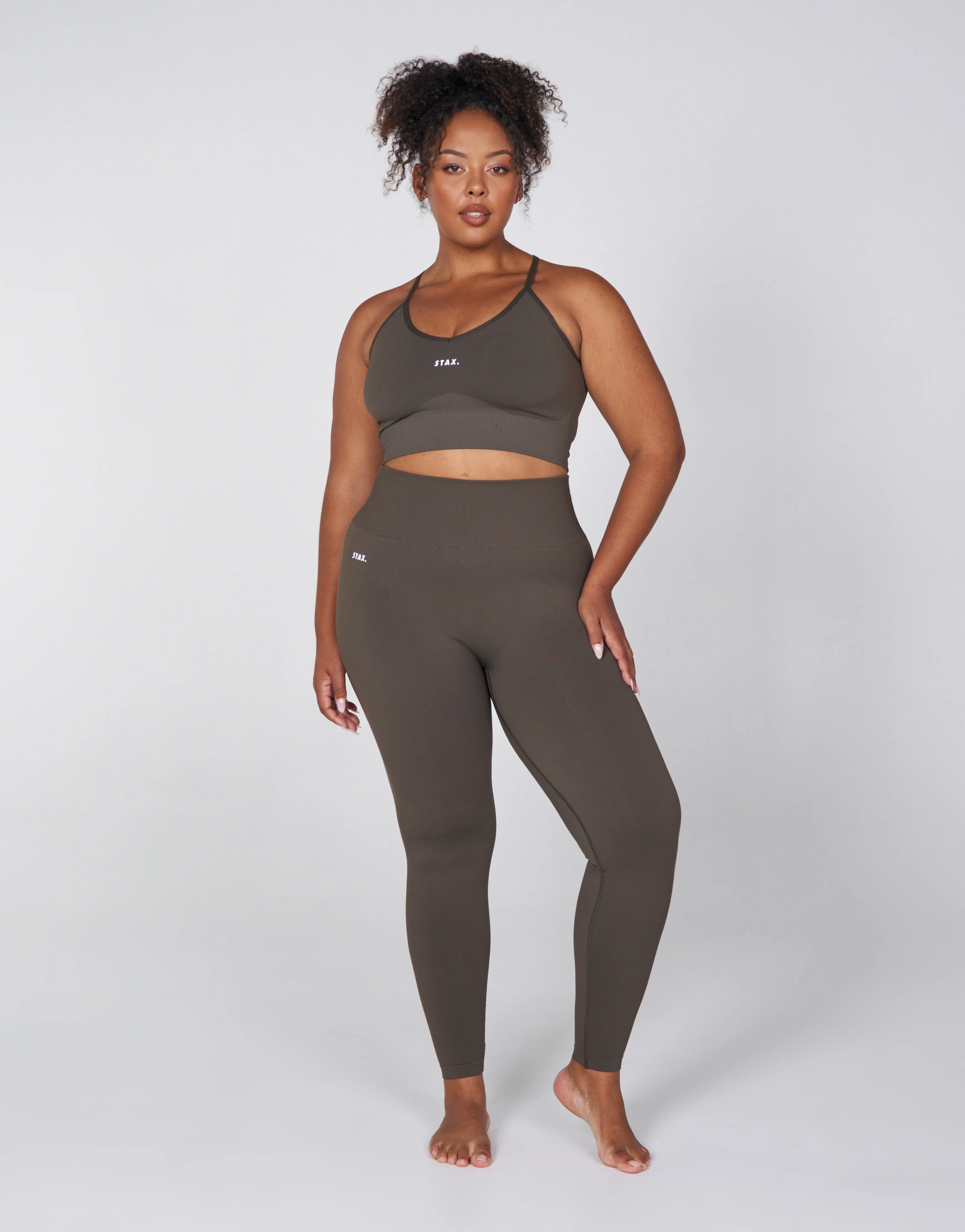 Premium Seamless Favourites Strappy Crop - Dovetail