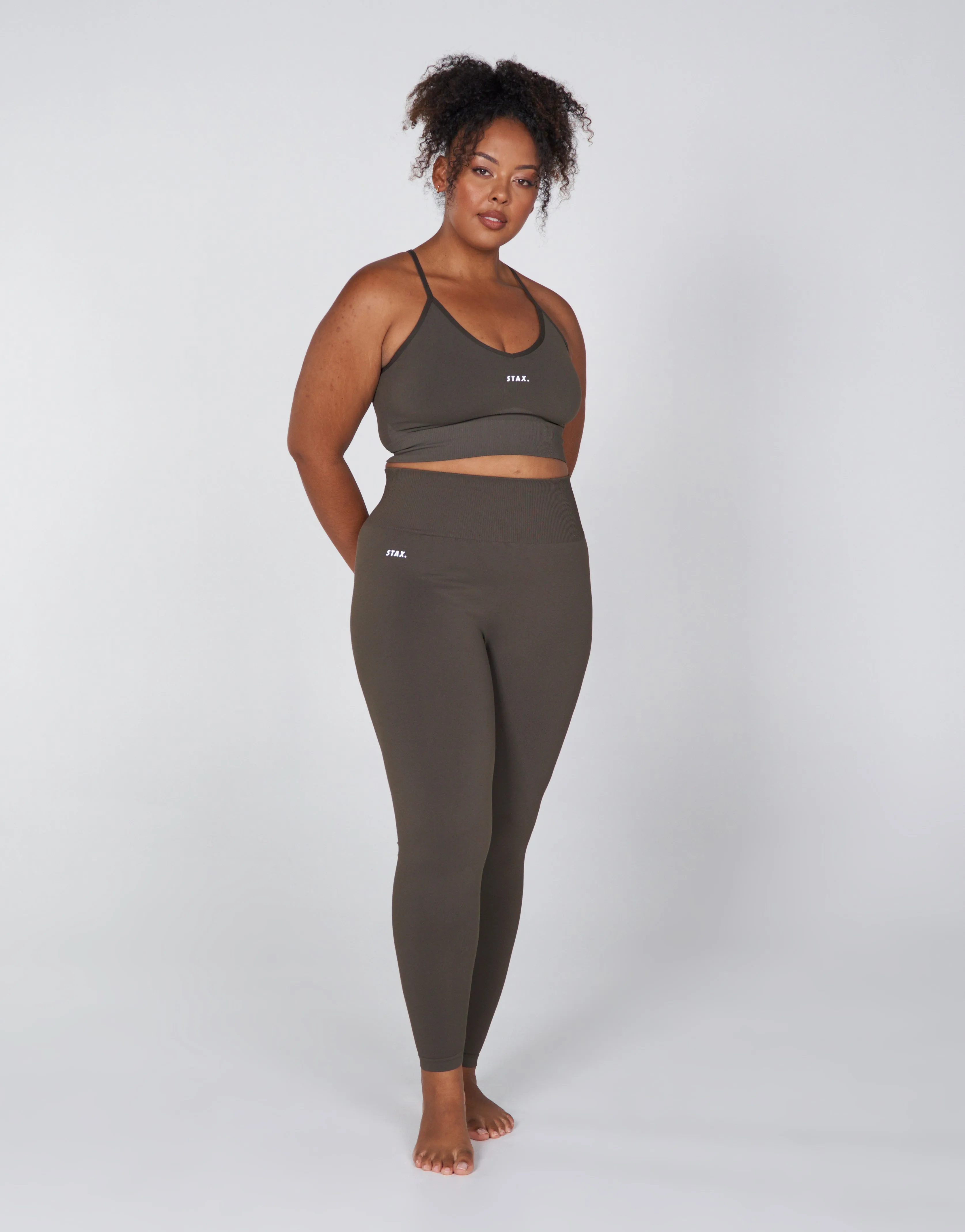 Premium Seamless Favourites Strappy Crop - Dovetail