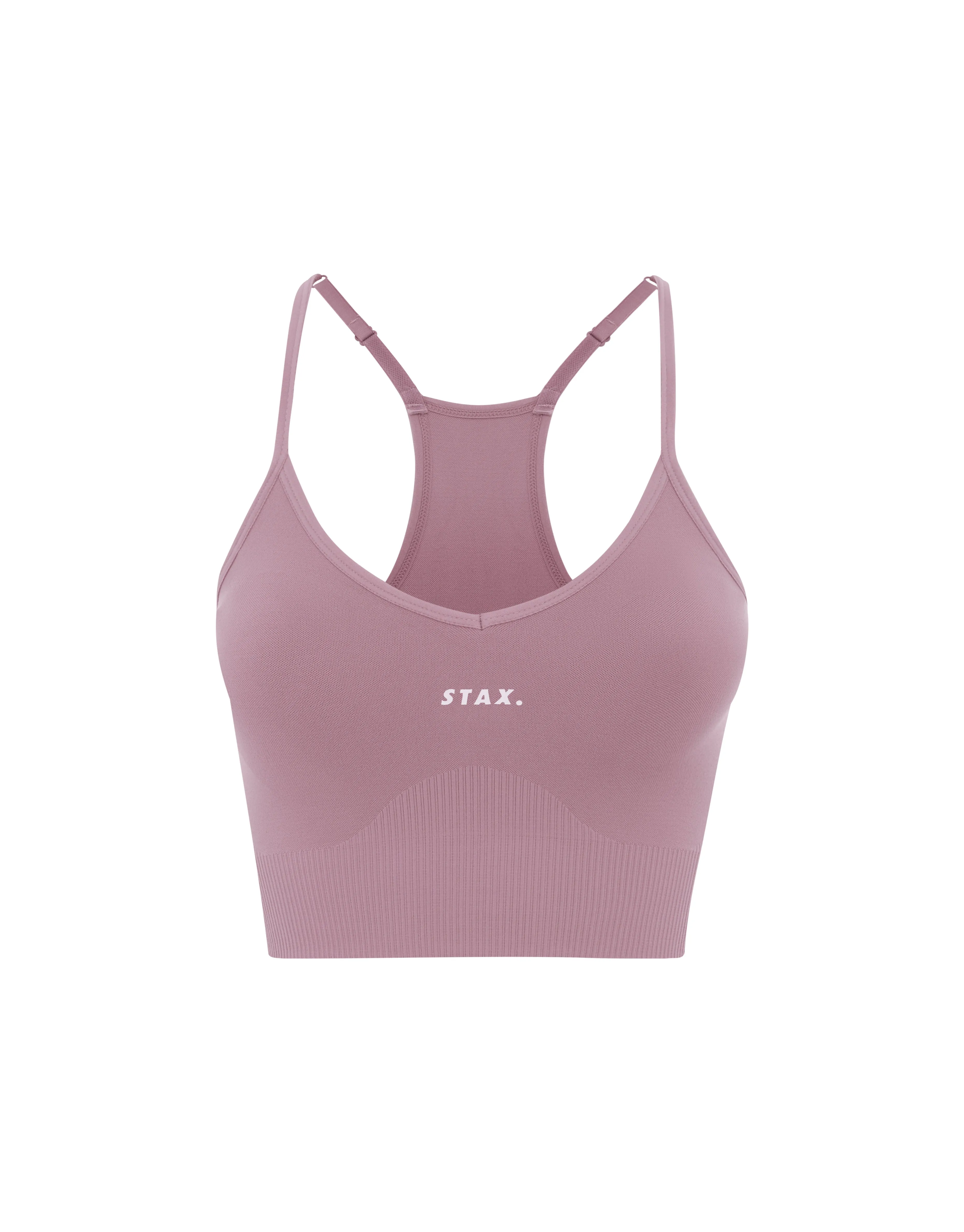 Premium Seamless Favourites Strappy Crop - Dusty Rose