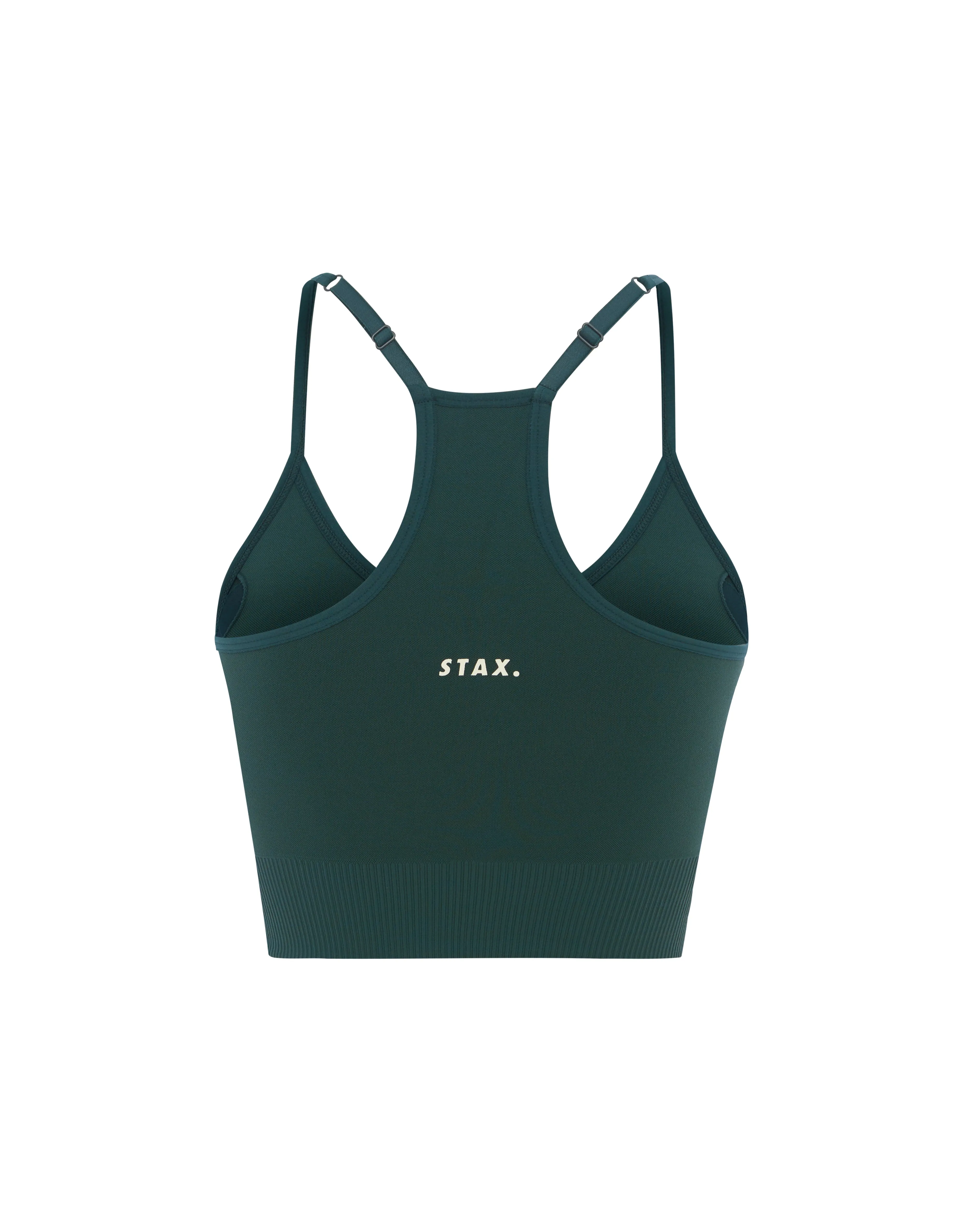 Premium Seamless Favourites Strappy Crop - Pine