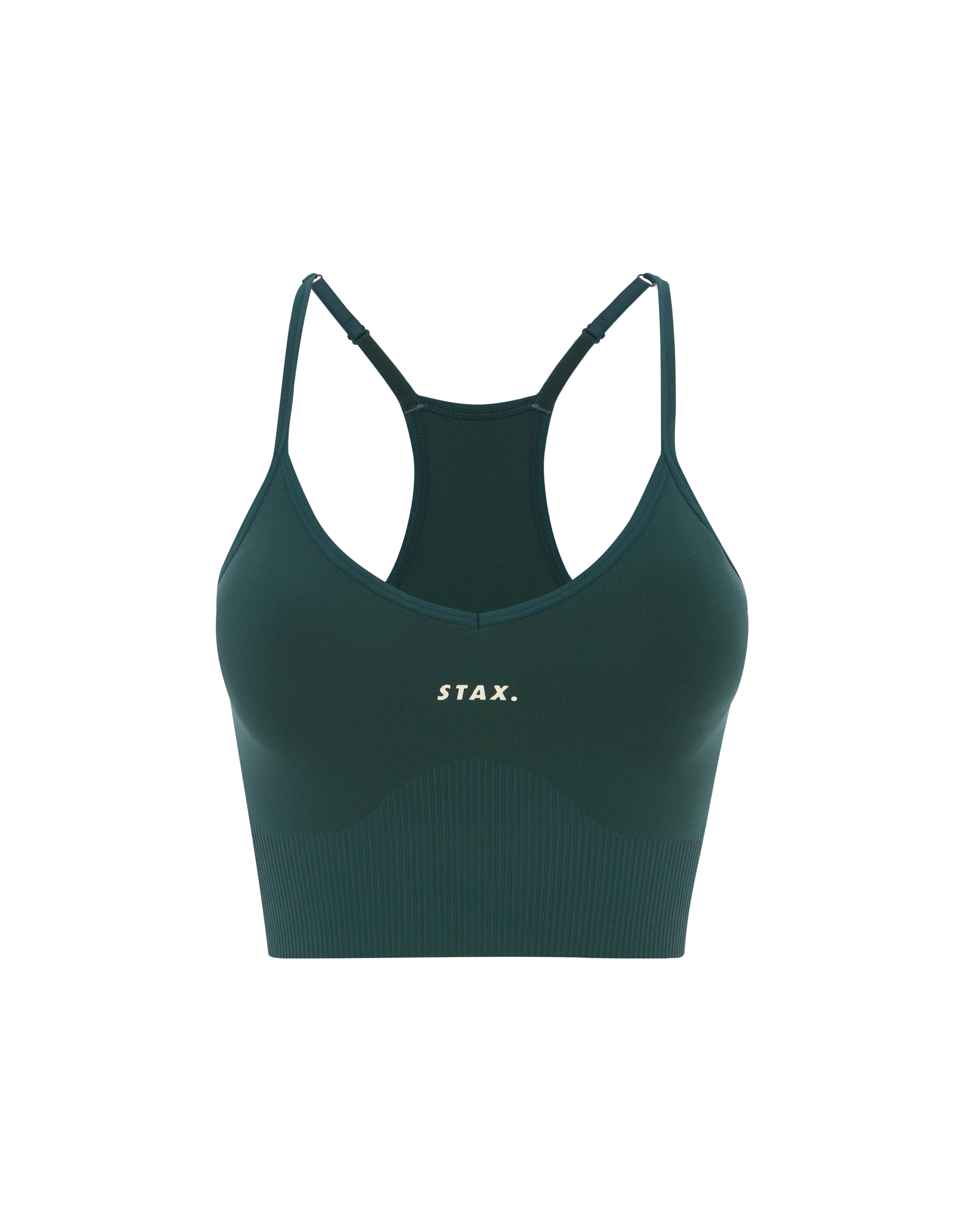 Premium Seamless Favourites Strappy Crop - Pine