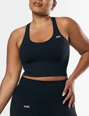 Premium Seamless Racer Crop - Astro