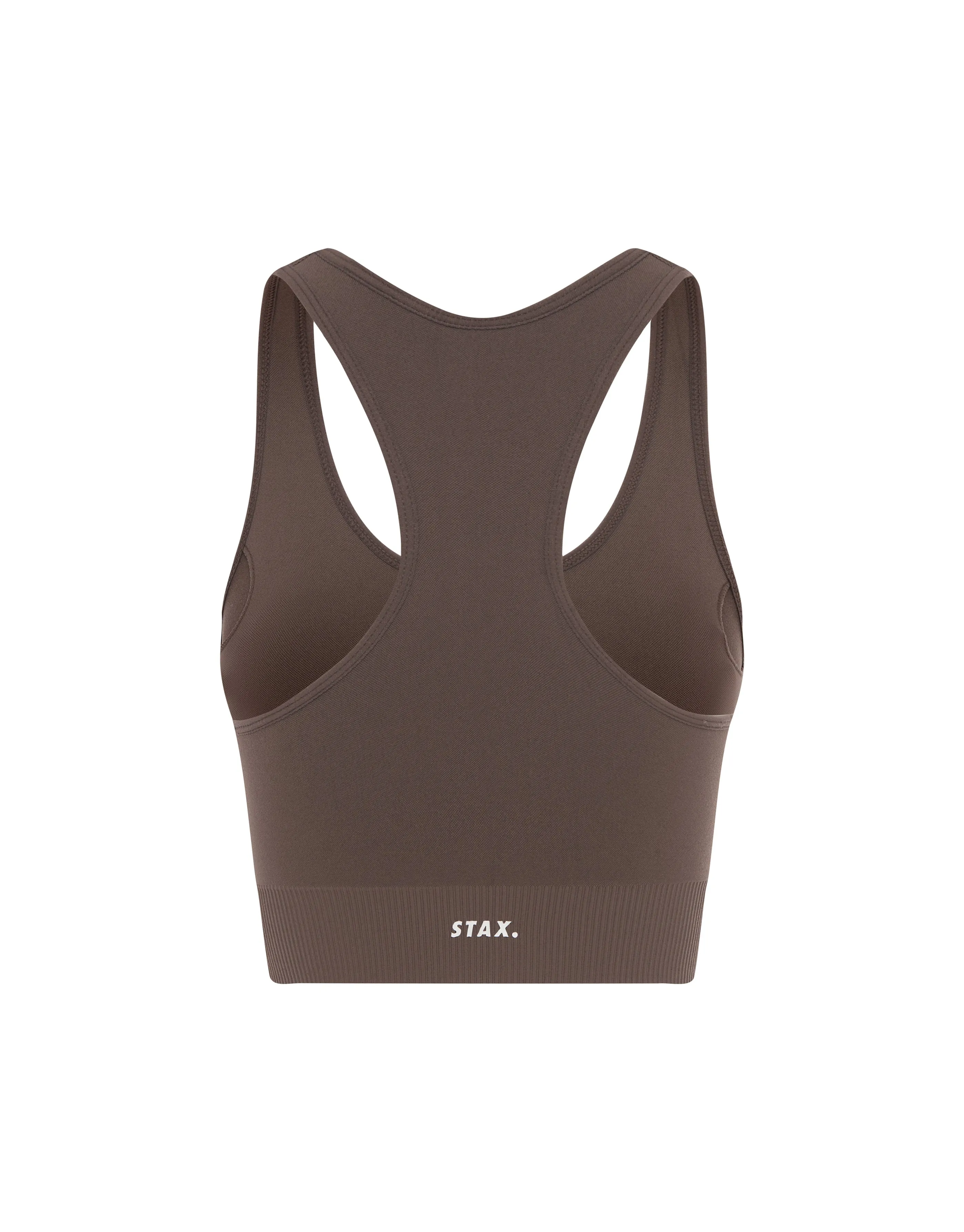 Premium Seamless Racer Crop - Cedar