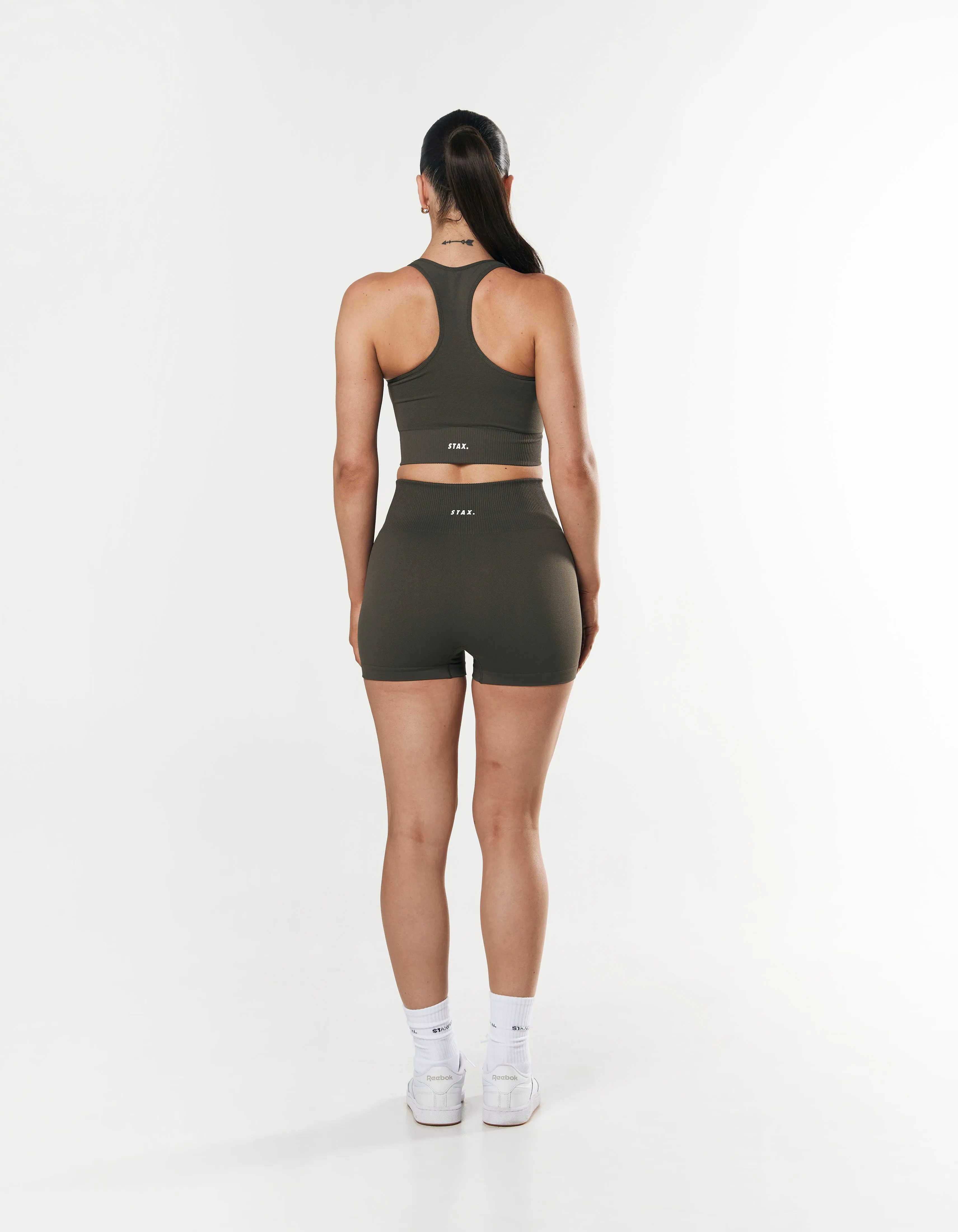 Premium Seamless Racer Crop - Dovetail