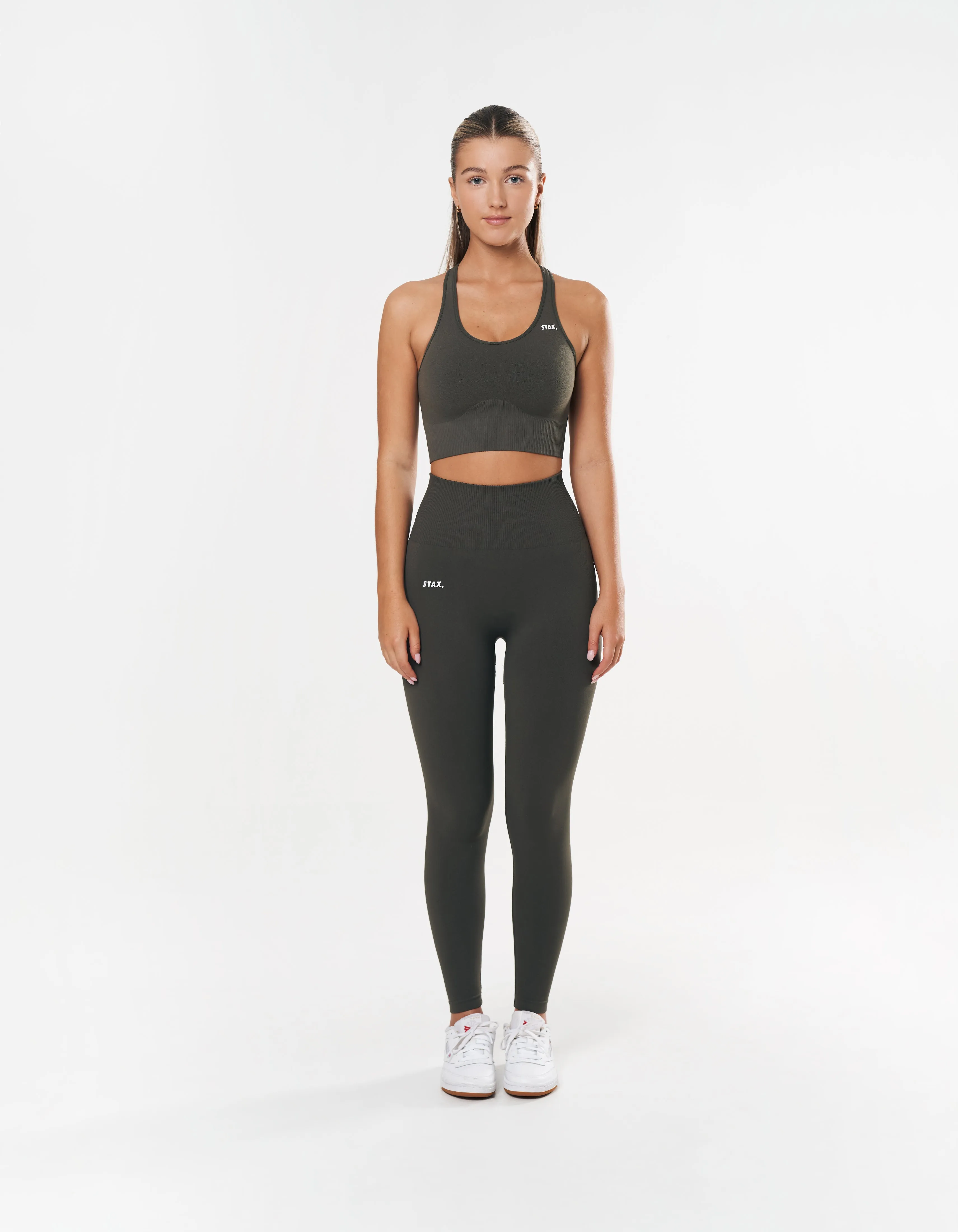 Premium Seamless Racer Crop - Dovetail