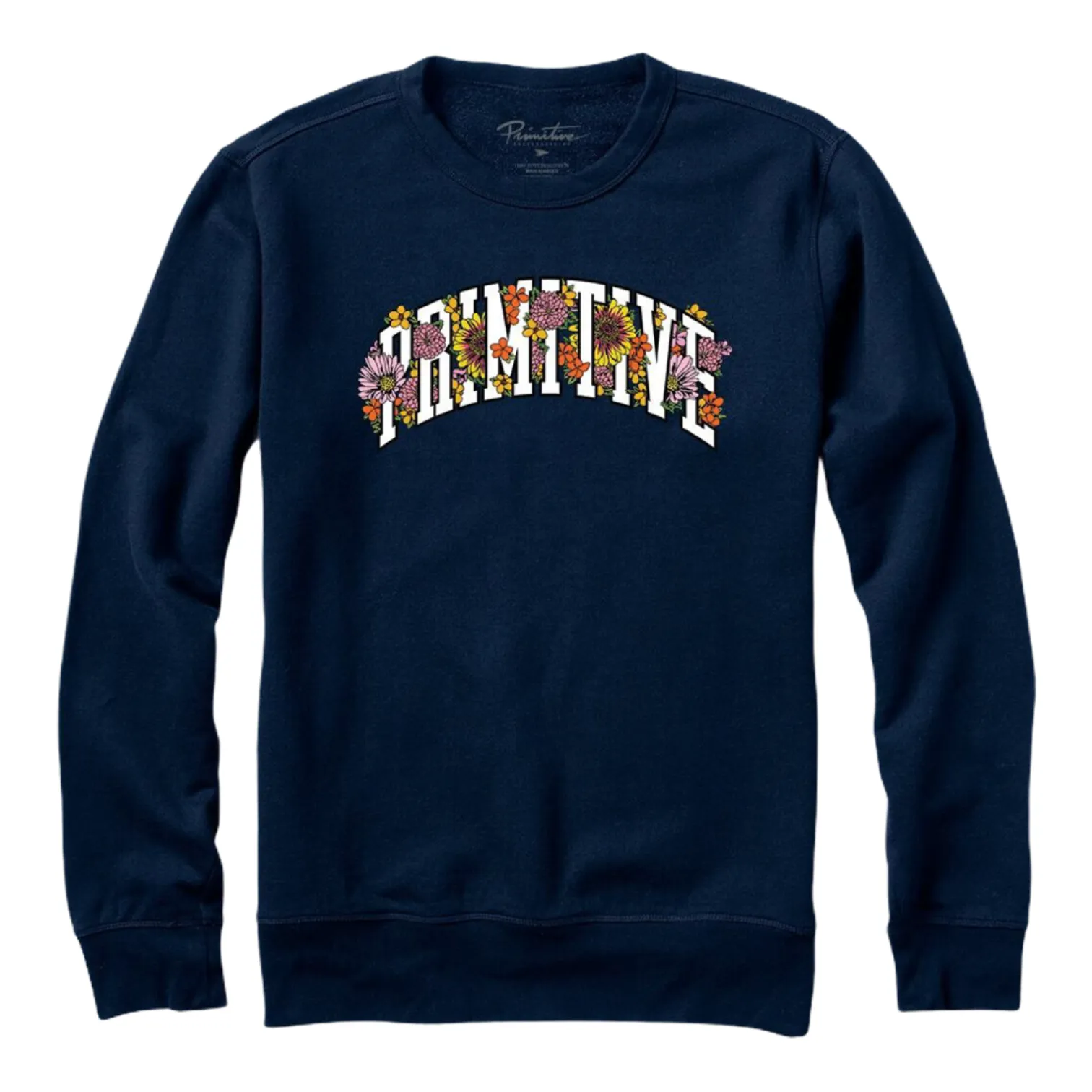 Primitive Tournament Fleece Crewneck Navy