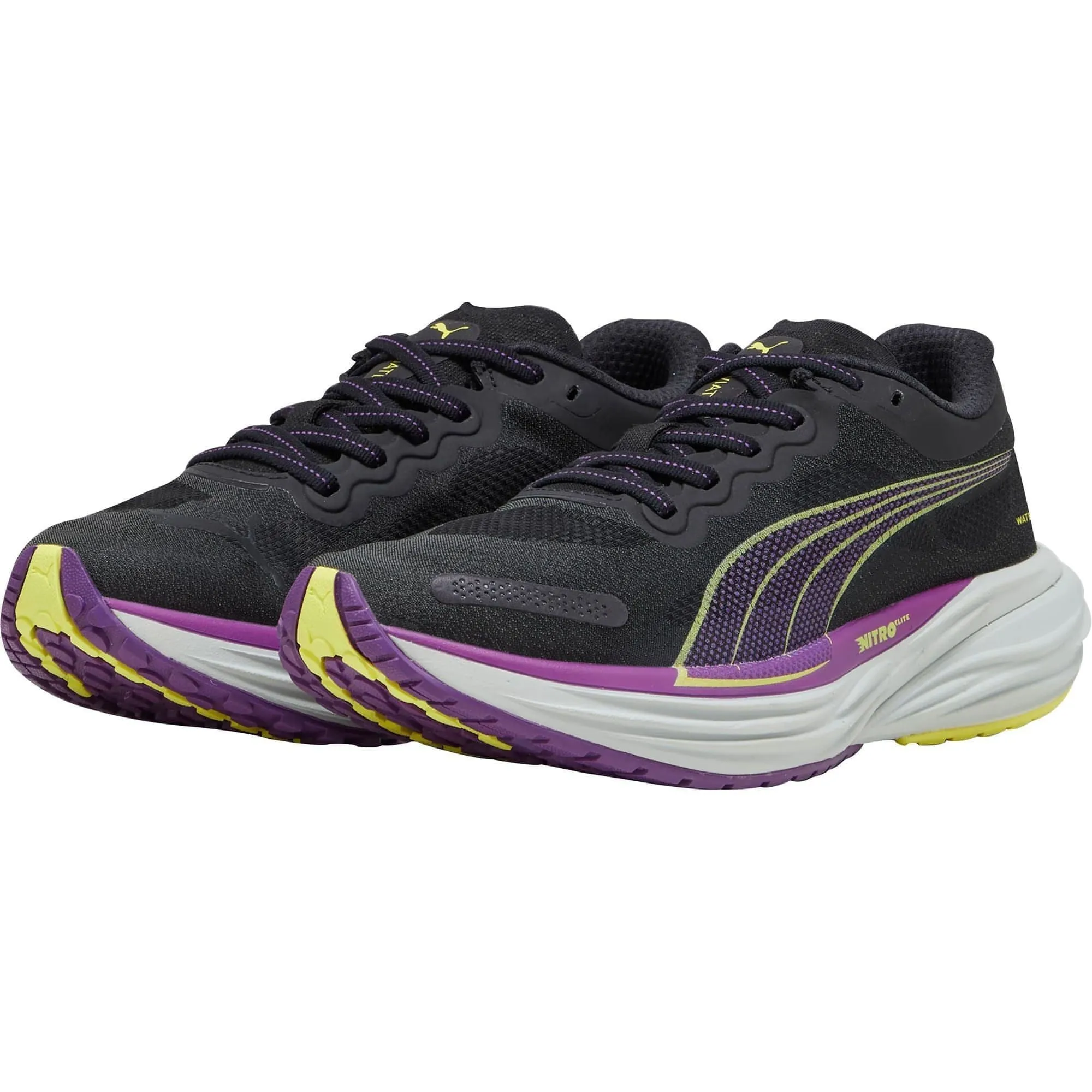 Puma Deviate Nitro 2 WTRepel Womens Running Shoes - Black