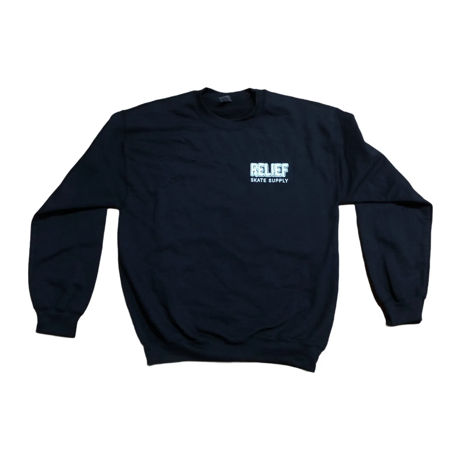 RELIEF REAPER BOY CREW NECK SWEATSHIRT BLACK