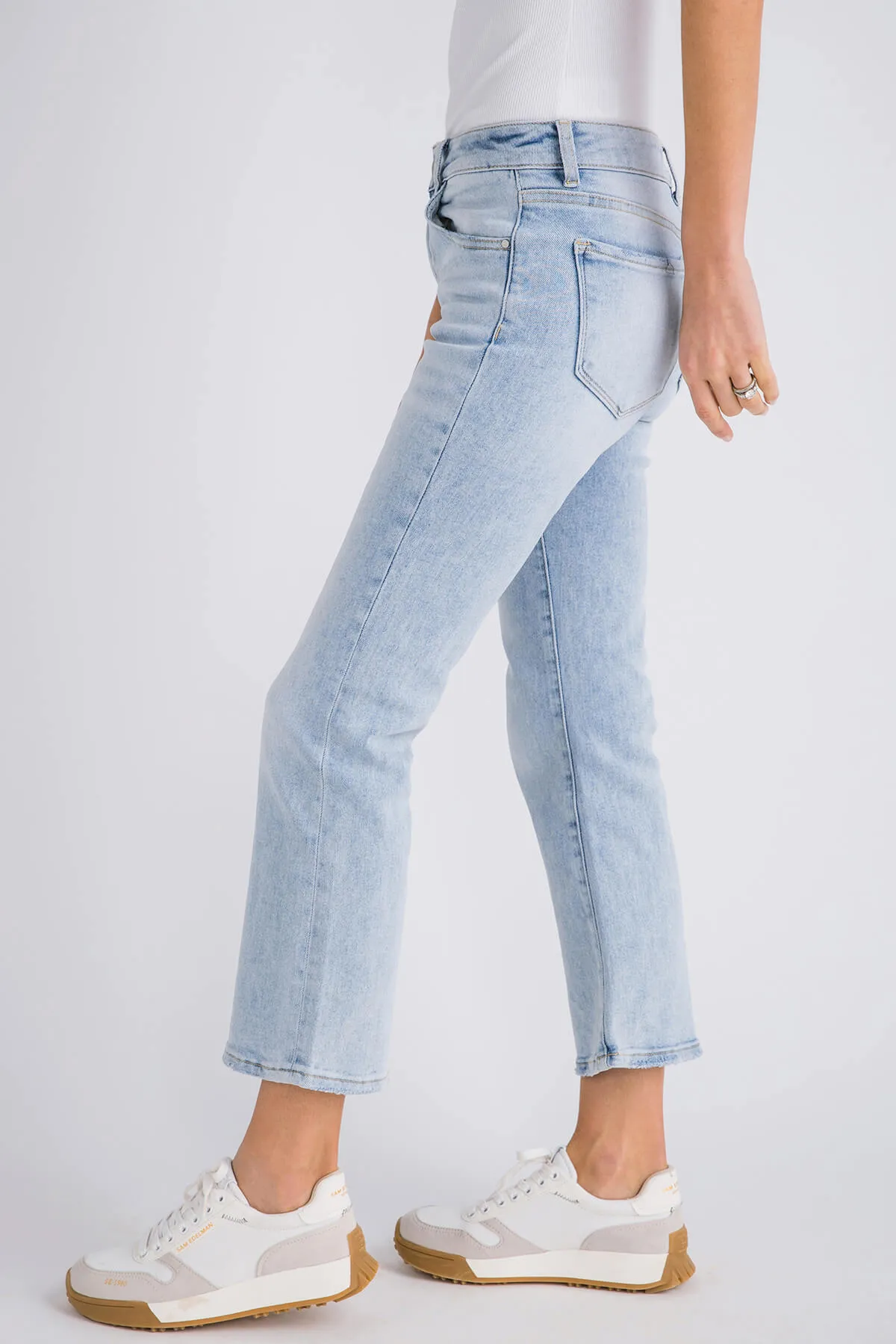 Risen Gigi Crop Kick Flare Jeans