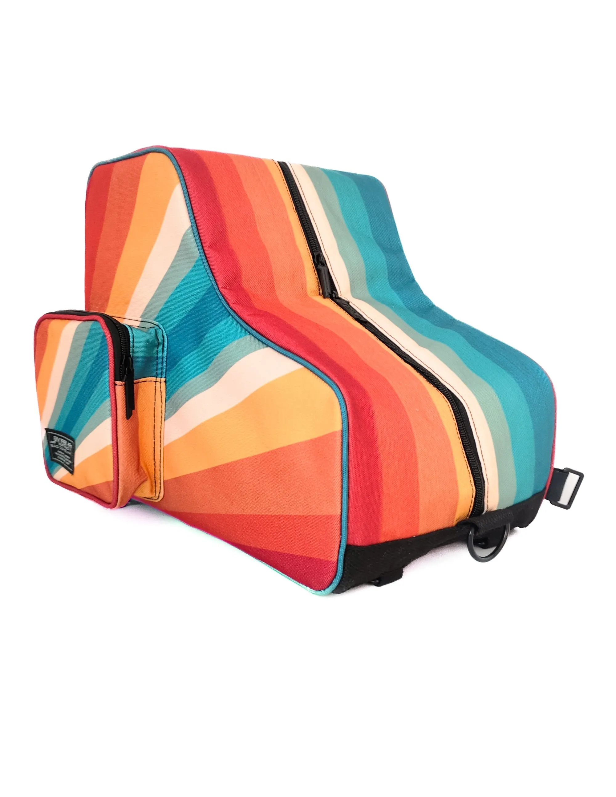 Roller Skate Backpack | Freewheelin' | Retro Rainbow