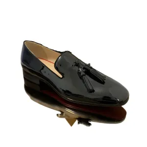 Rossi X1 - Handmade red bottom sole leather tassel loafers for men