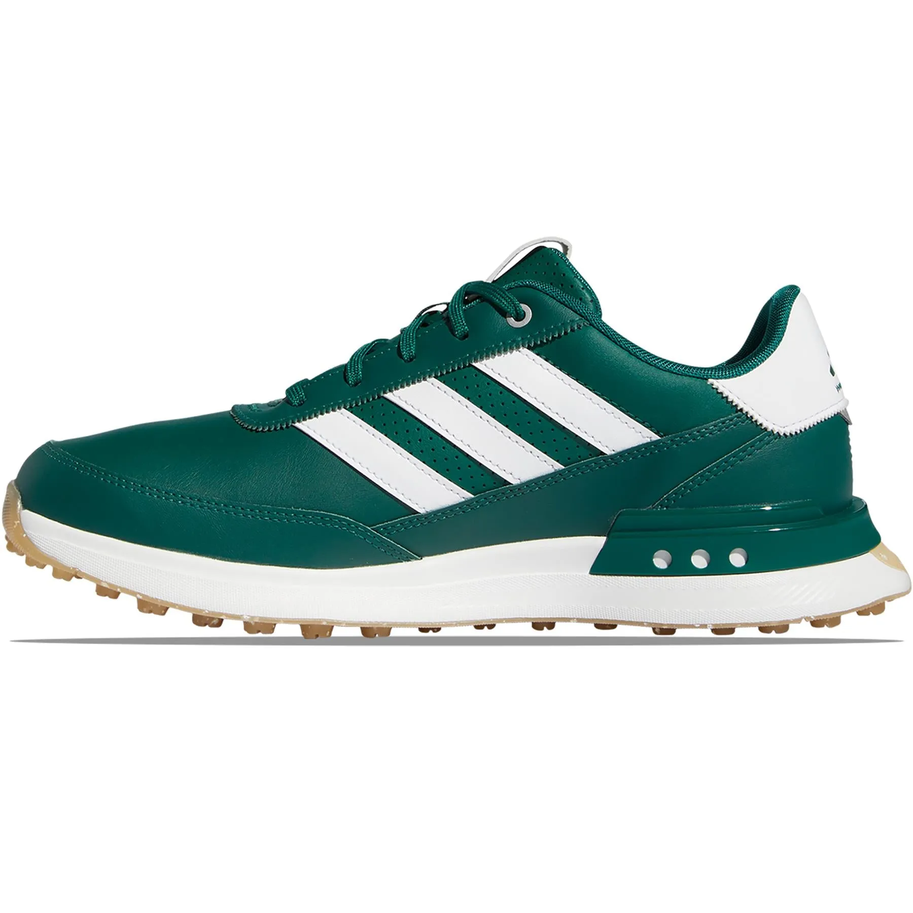 S2G Spikeless Leather '24 Golf Shoes Green/White - AW24