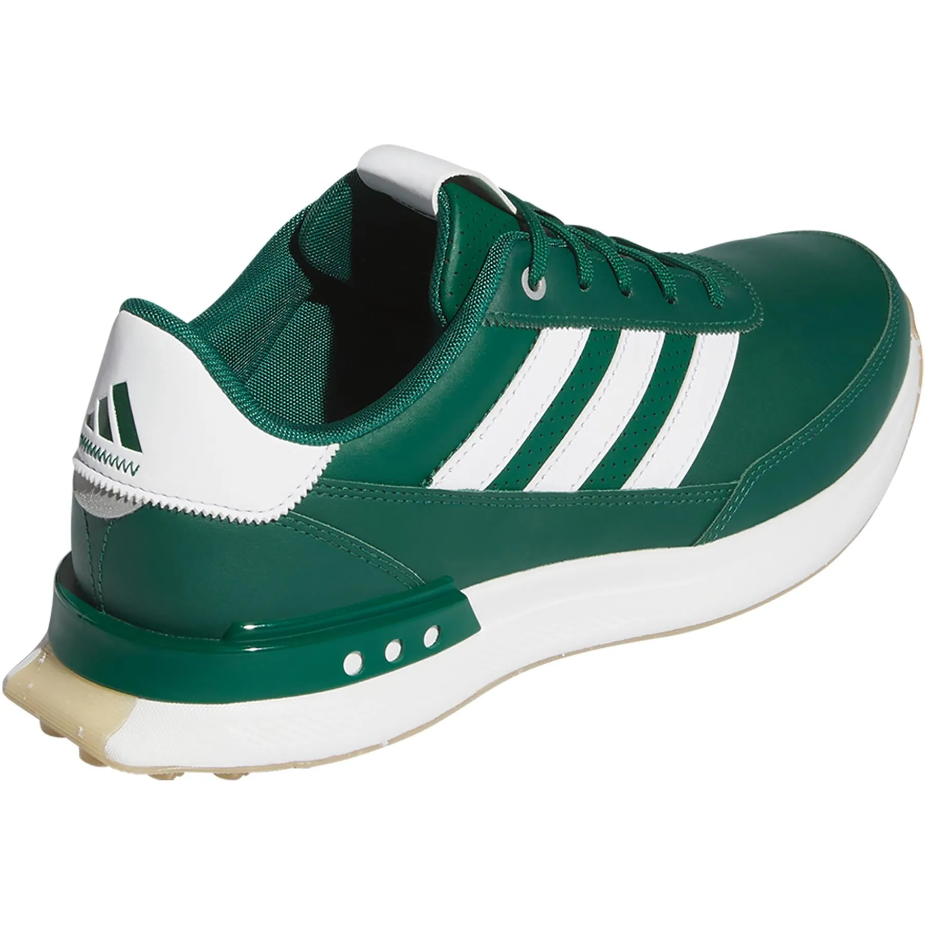 S2G Spikeless Leather '24 Golf Shoes Green/White - AW24