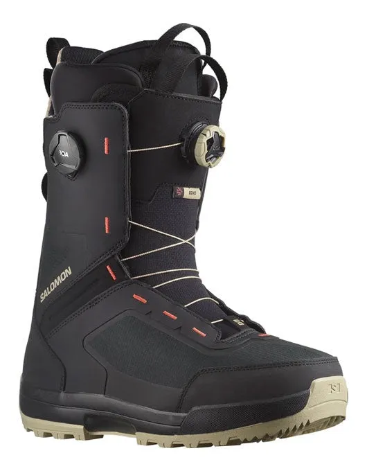 Salomon Echo Dual Boa Snowboard Boot 2024 | Green/Black/Coral