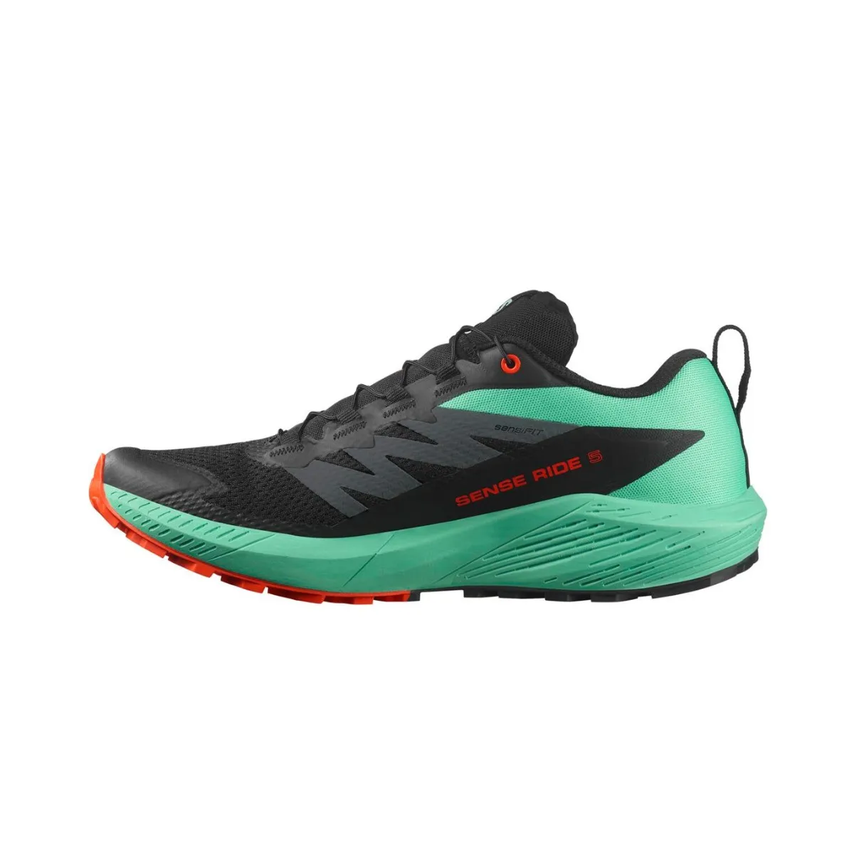 Salomon Sense Ride 5 Black Green AW24 Shoes