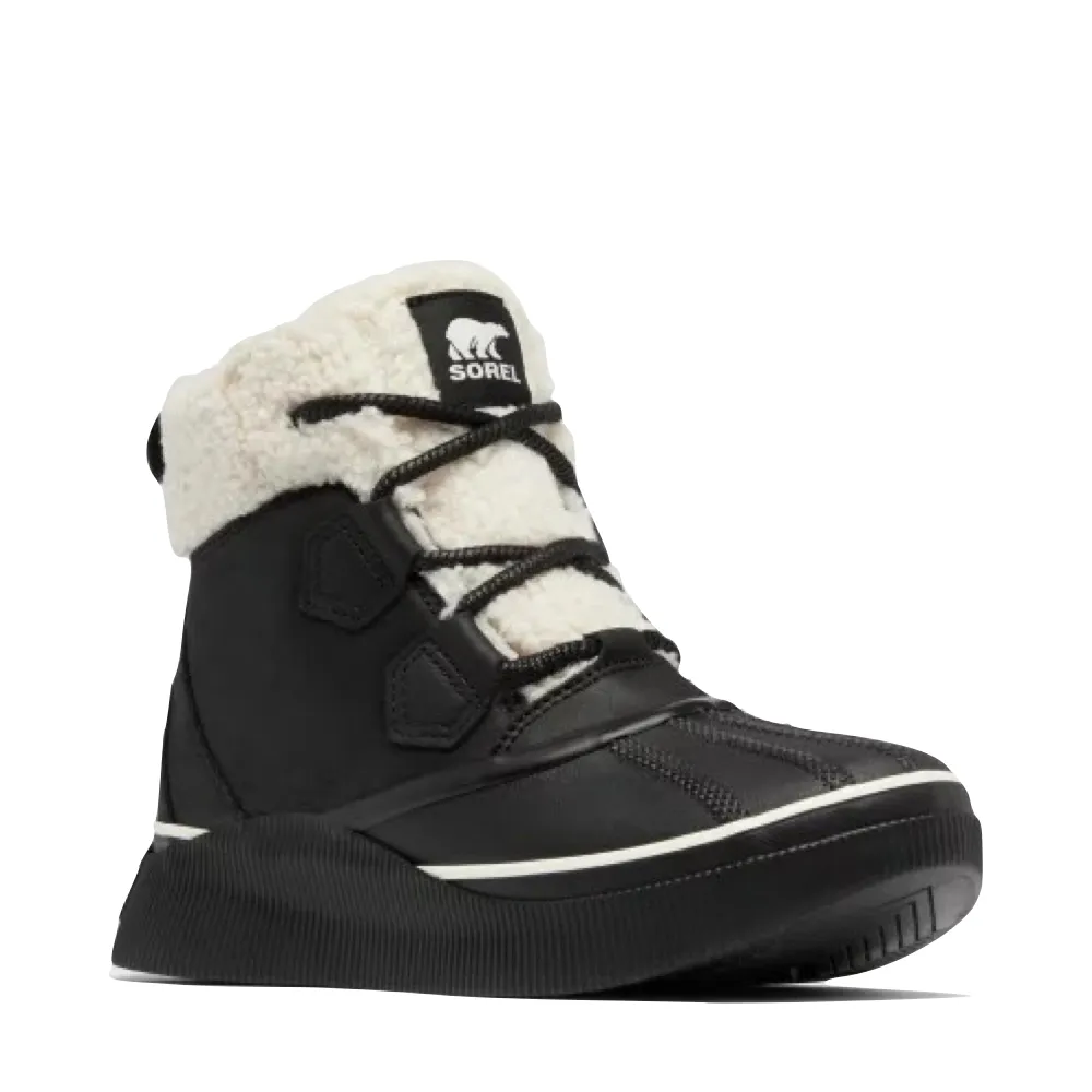 Sorel Women's Out N About IV Chillz Waterproof Boot in Black/Chalk