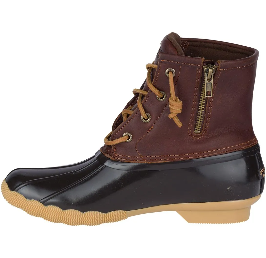 Sperry Women's Saltwater Duck Boot Brown Rubber