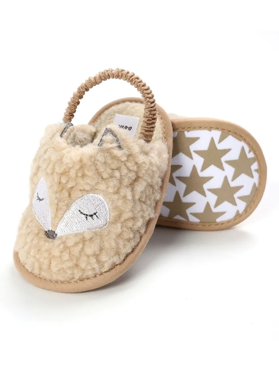 Spring- Fall Baby Cute Fox Style Indoor Slipper