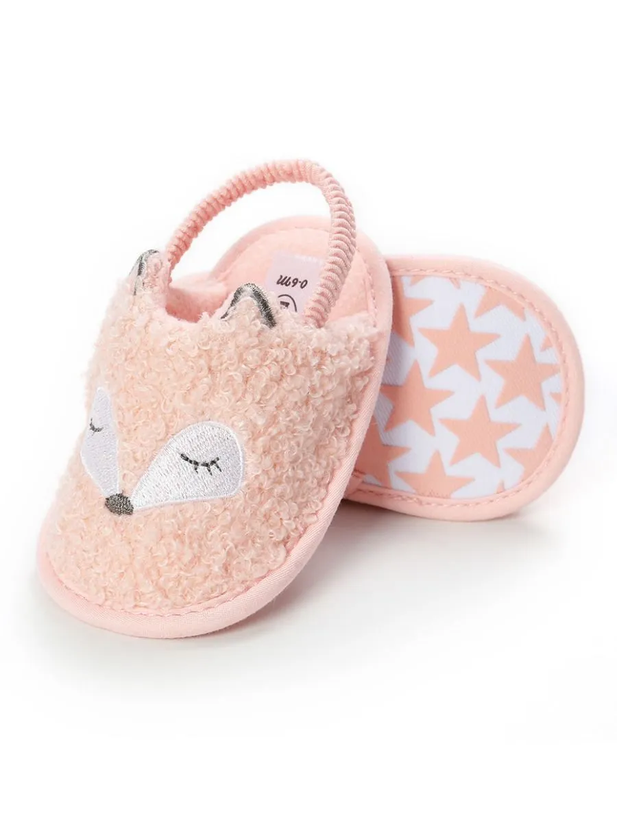 Spring- Fall Baby Cute Fox Style Indoor Slipper